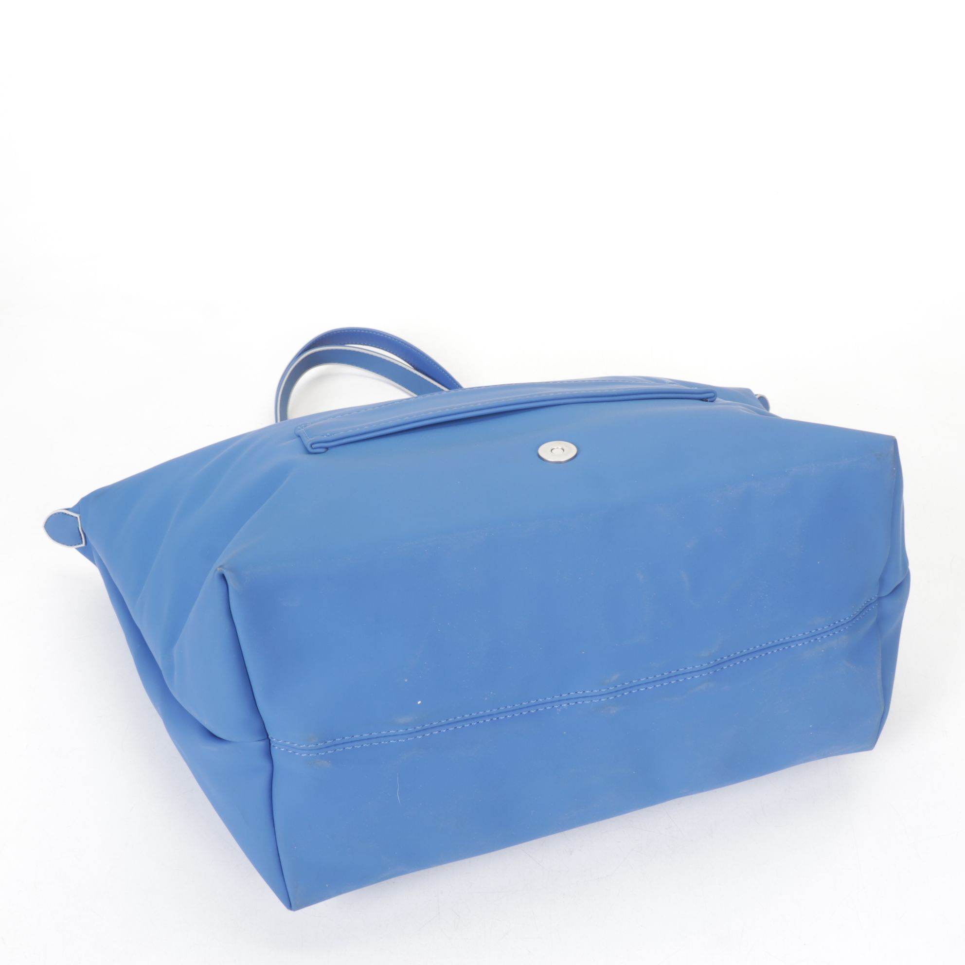 Tumi T-Tech Army Green Nylon Tote with Mandarina Duck Blue Zip Tote