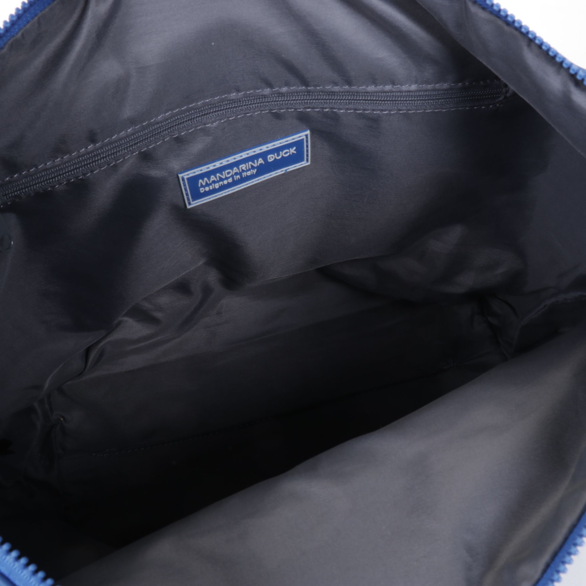 Tumi T-Tech Army Green Nylon Tote with Mandarina Duck Blue Zip Tote