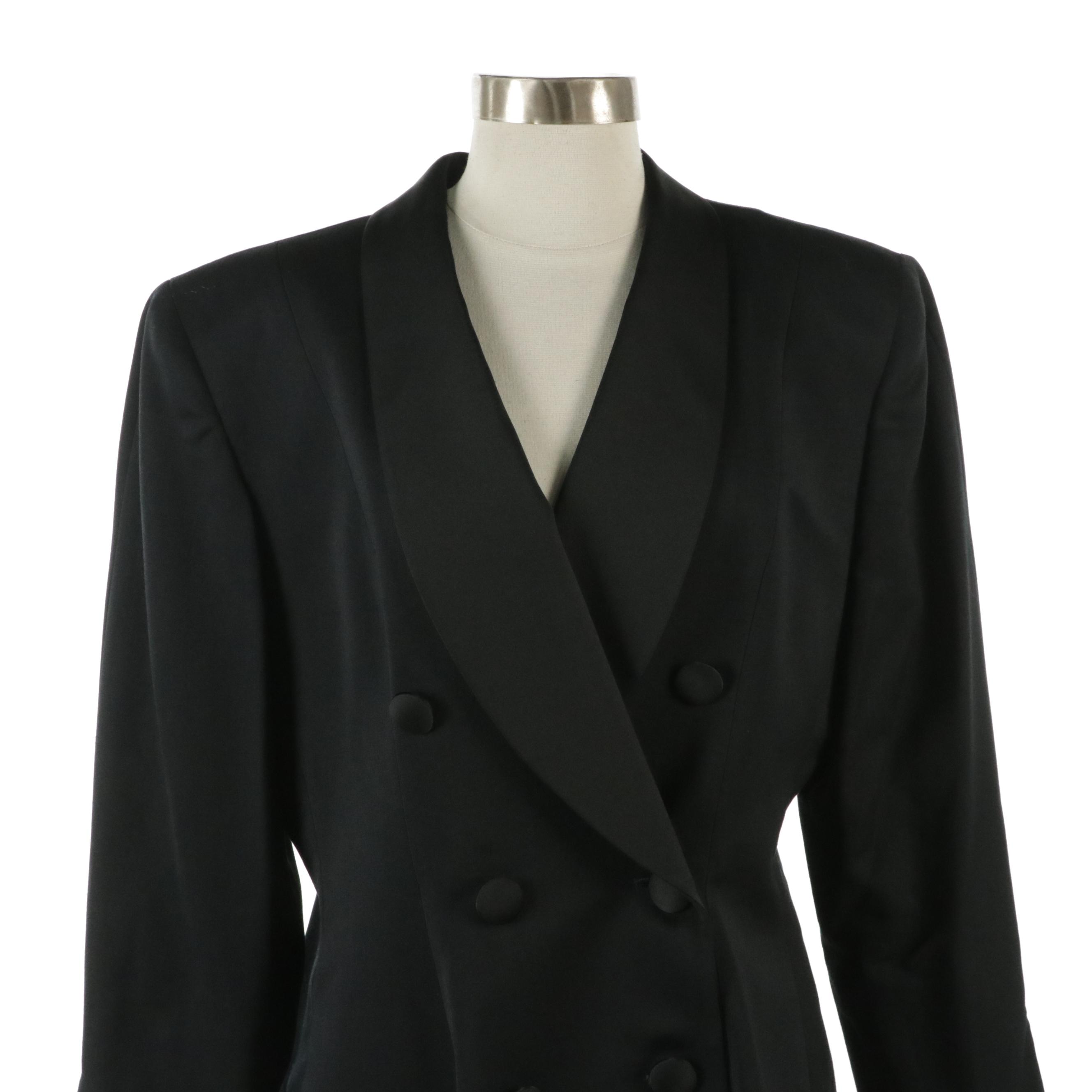 Christian Dior Double-Breasted Wool Blend Pantsuit