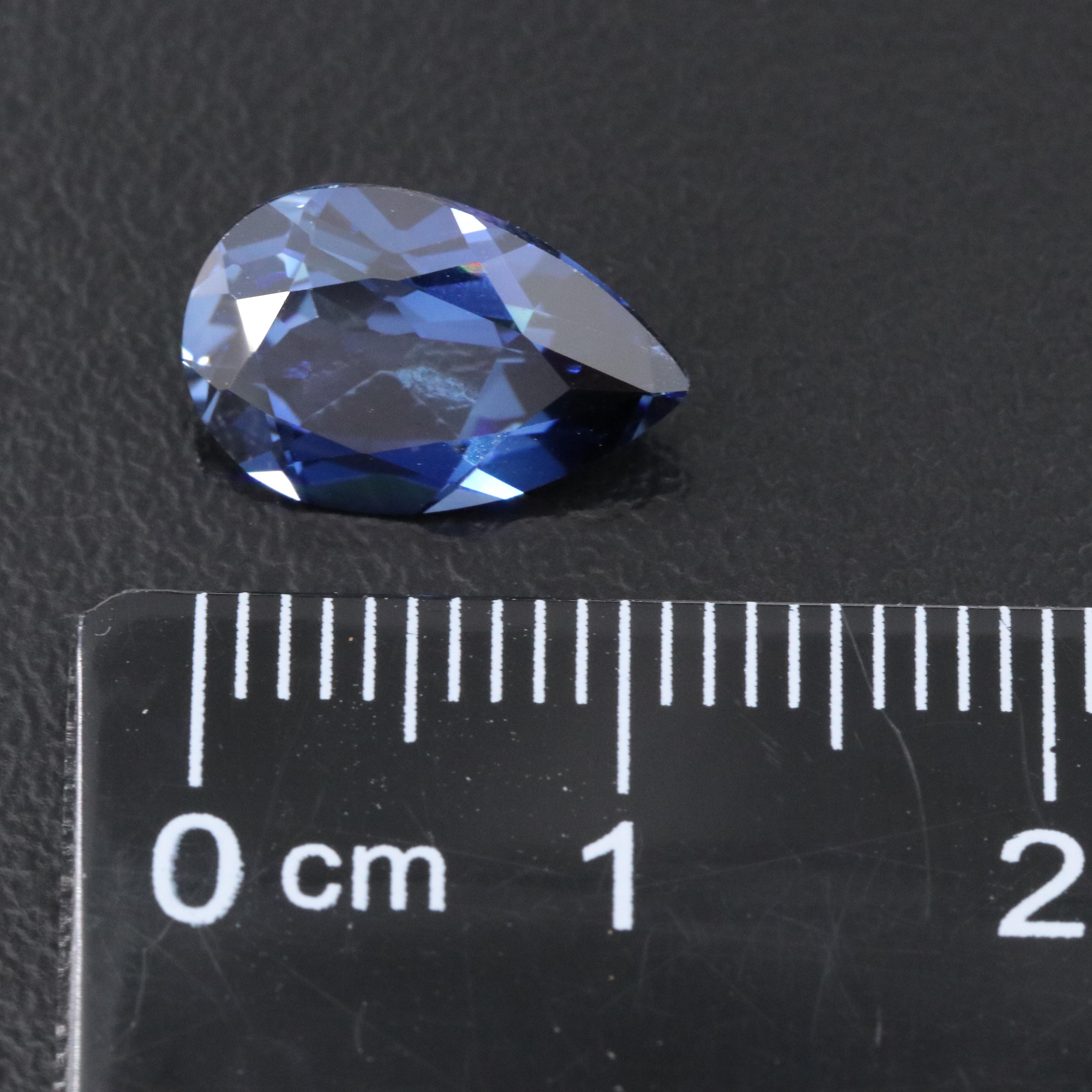 Loose 3.62 CT Lab Grown Sapphire