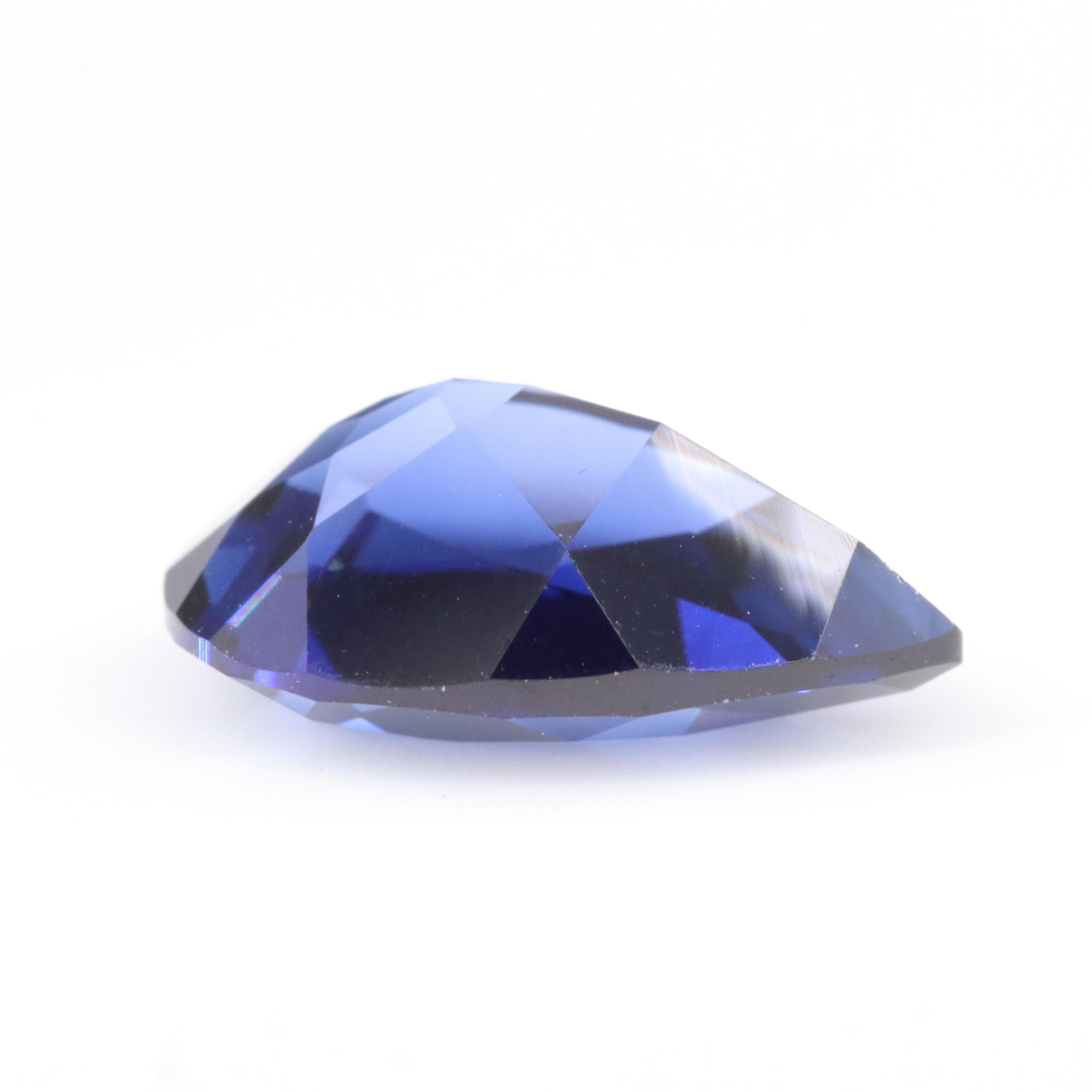Loose 3.62 CT Lab Grown Sapphire