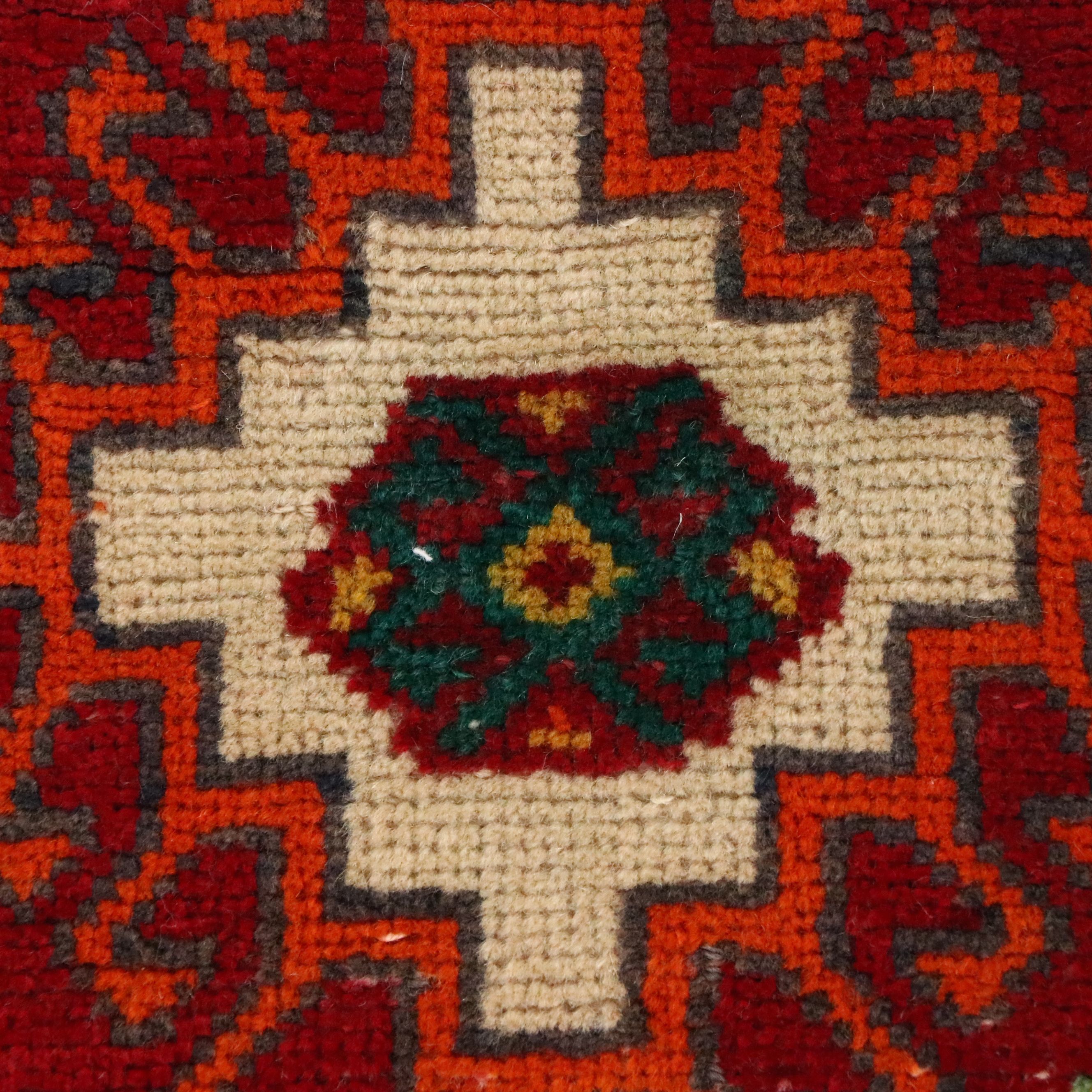 4'2 x 6'8 Hand-Knotted Persian Shiraz Area Rug