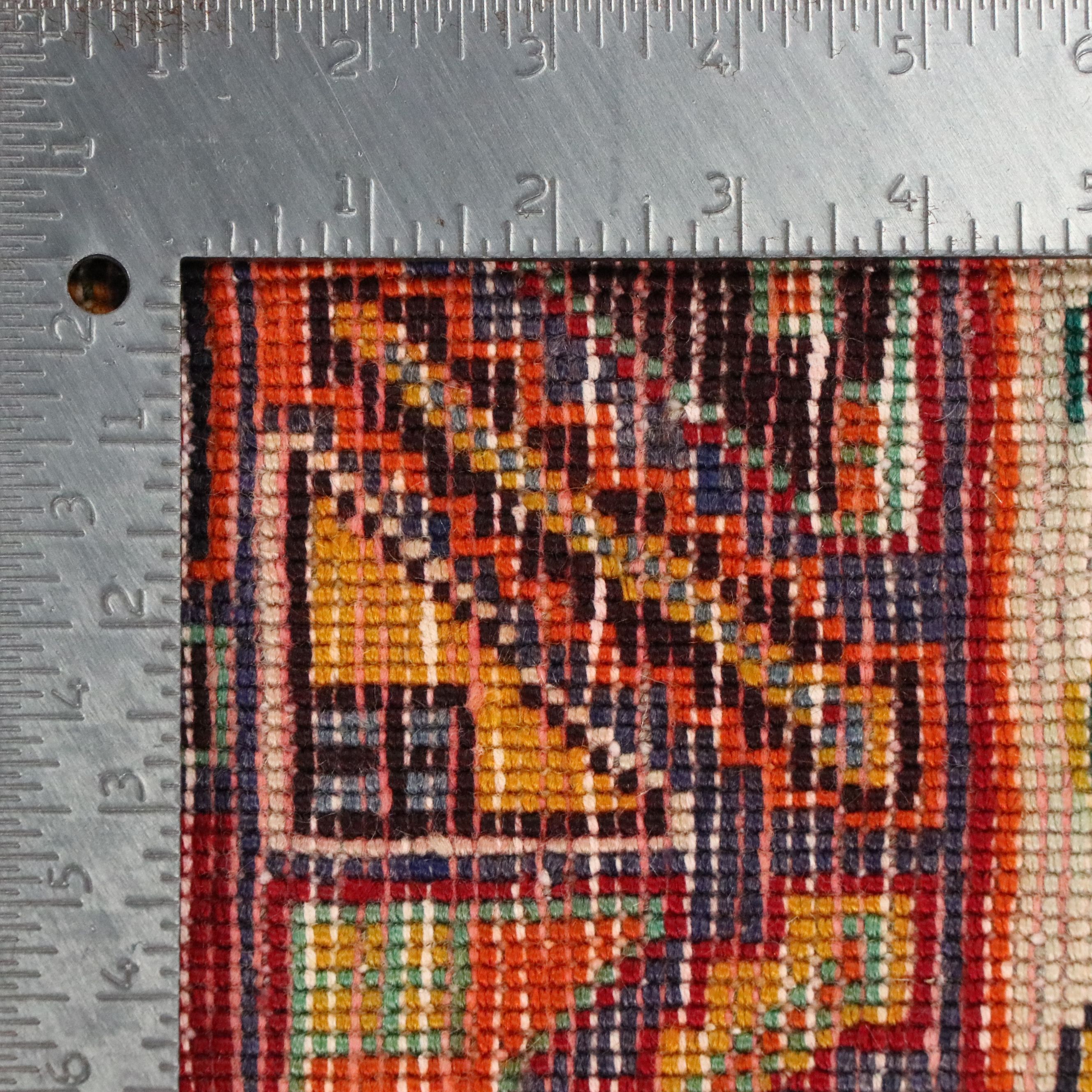 4'2 x 6'8 Hand-Knotted Persian Shiraz Area Rug