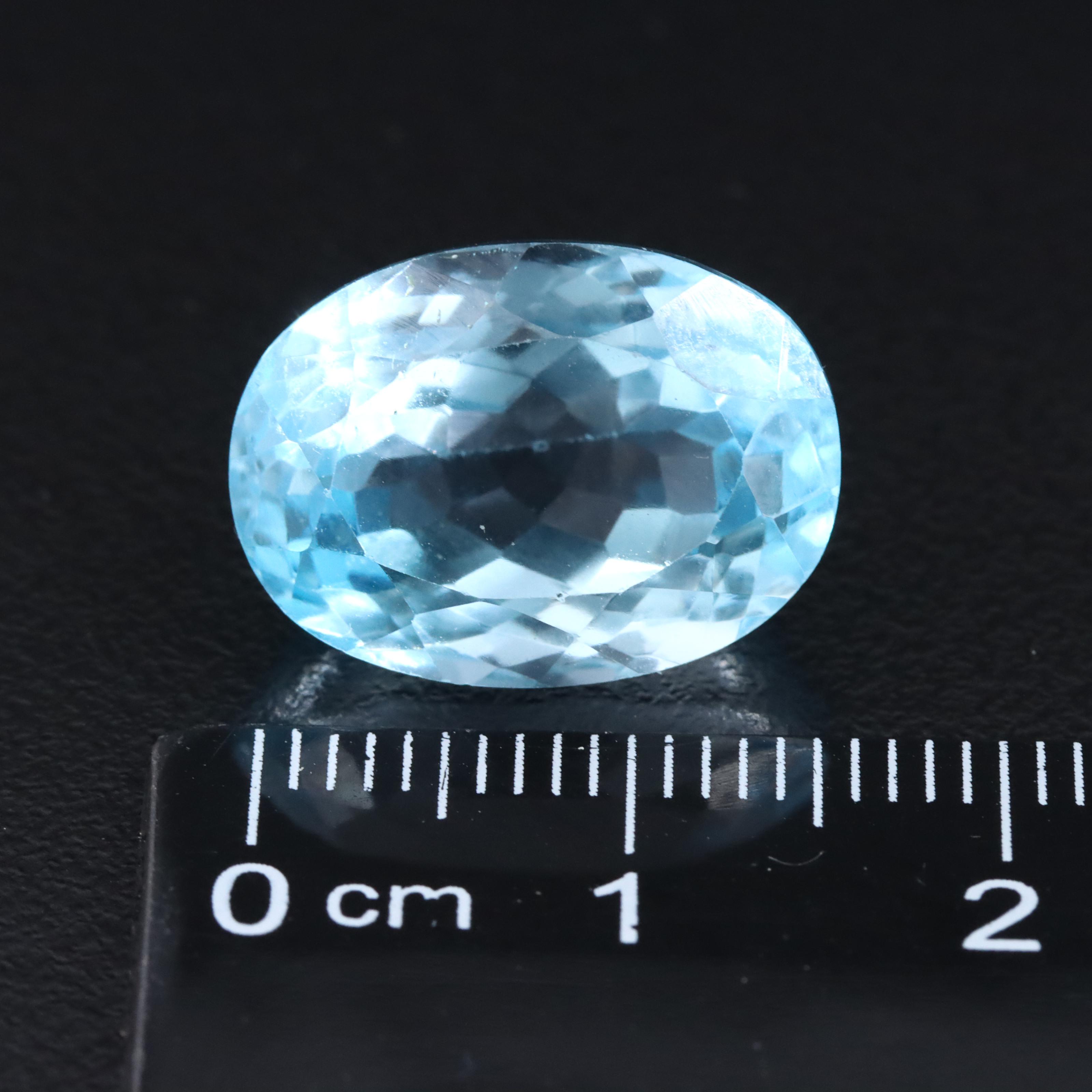 Loose 16.79 CT Blue Topaz