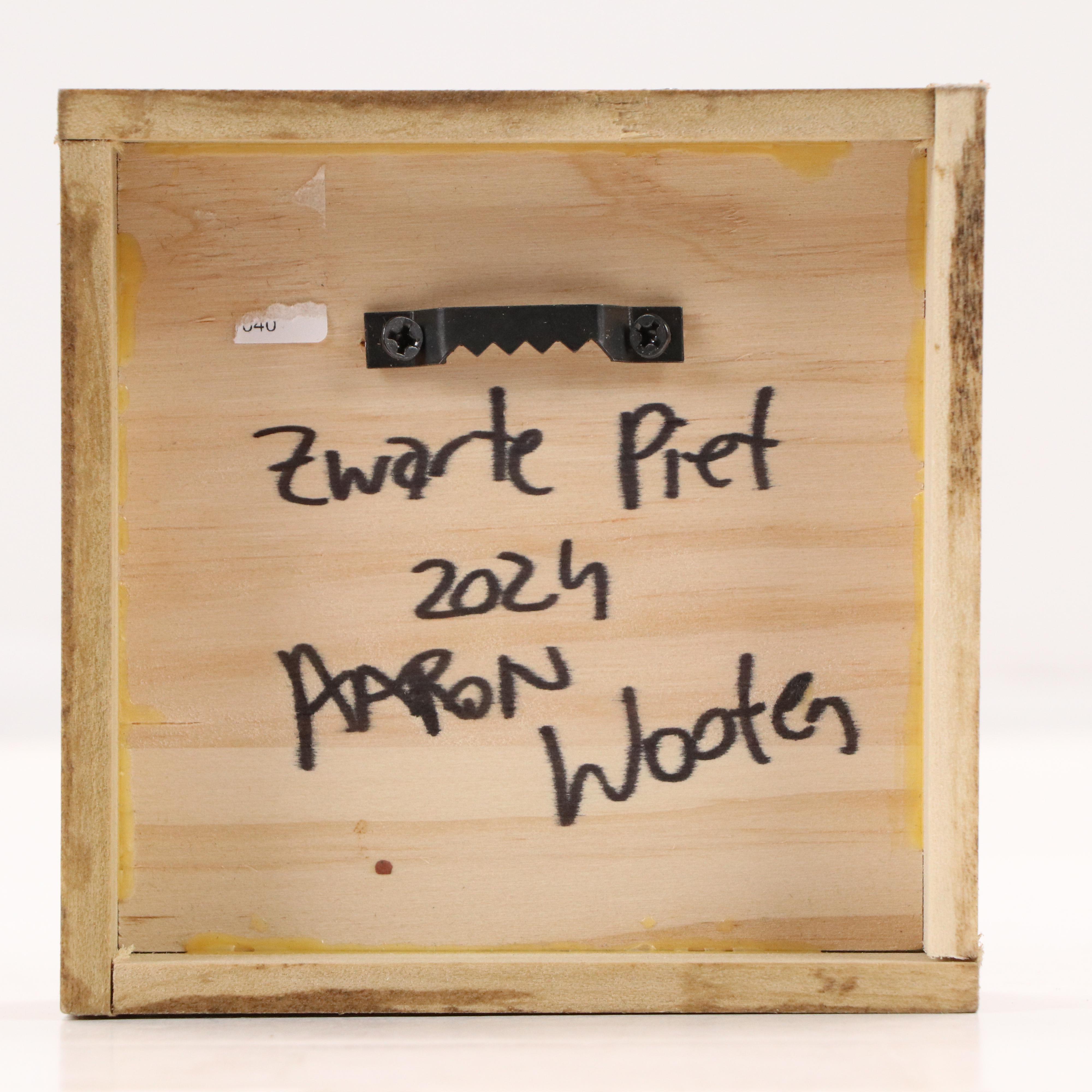 Aaron Wooten Stylized Mixed Media Portrait "Zwarte Piet," 2024