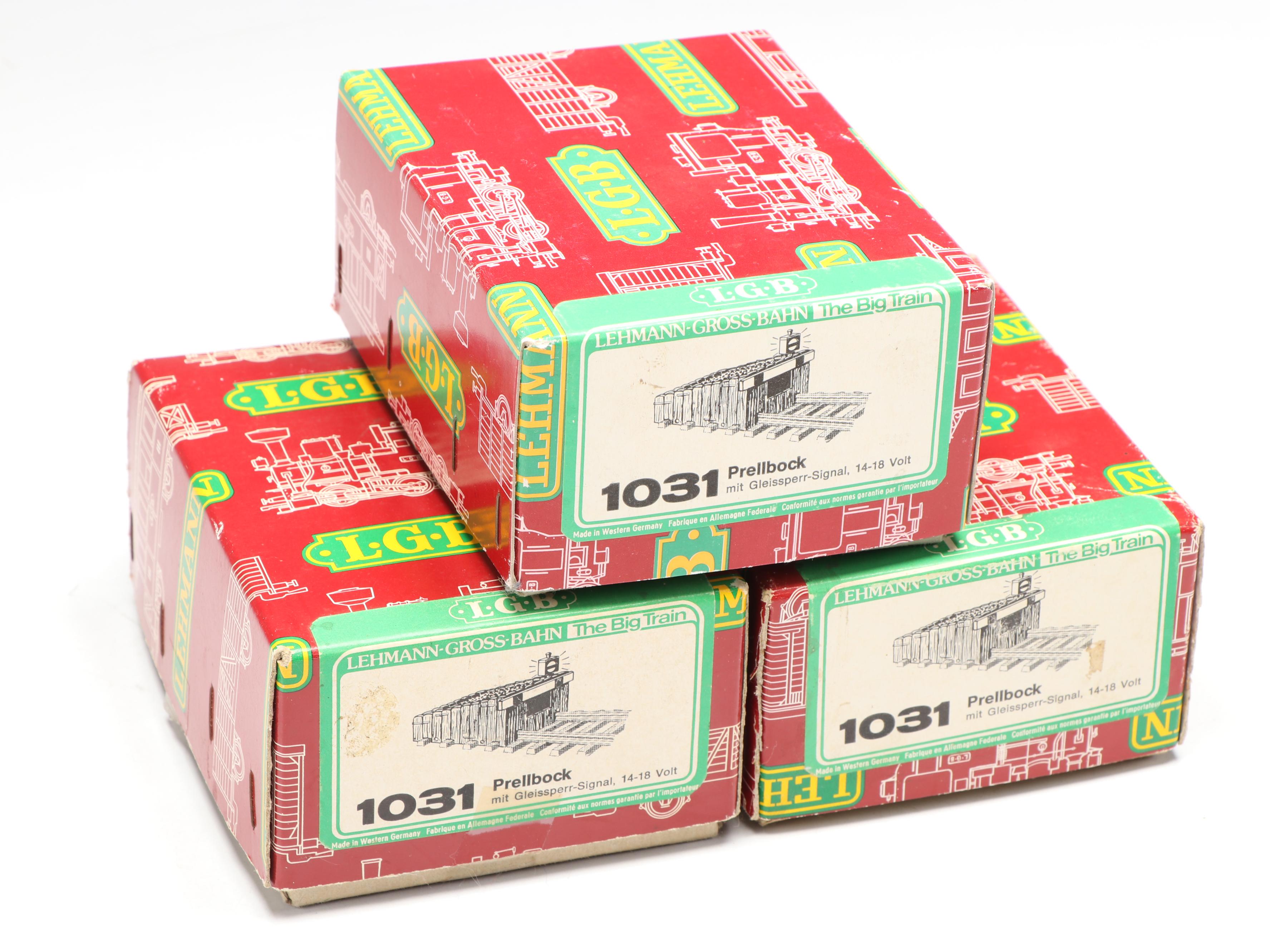 LGB G Scale 1030 and 1031 Buffer Stops with More Track Accessories