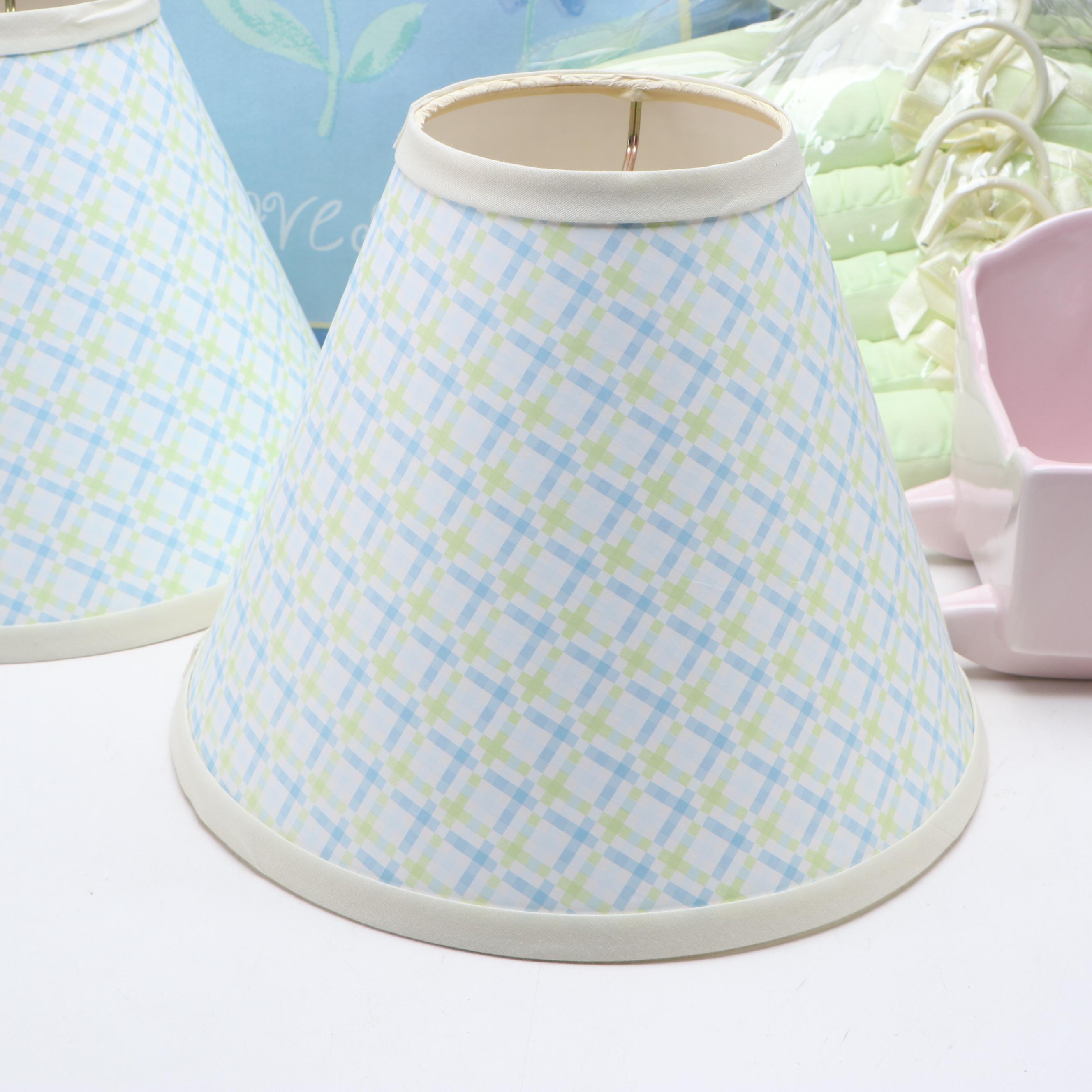 Hallmark Ceramic Cradle Planters with Other Nursery Décor