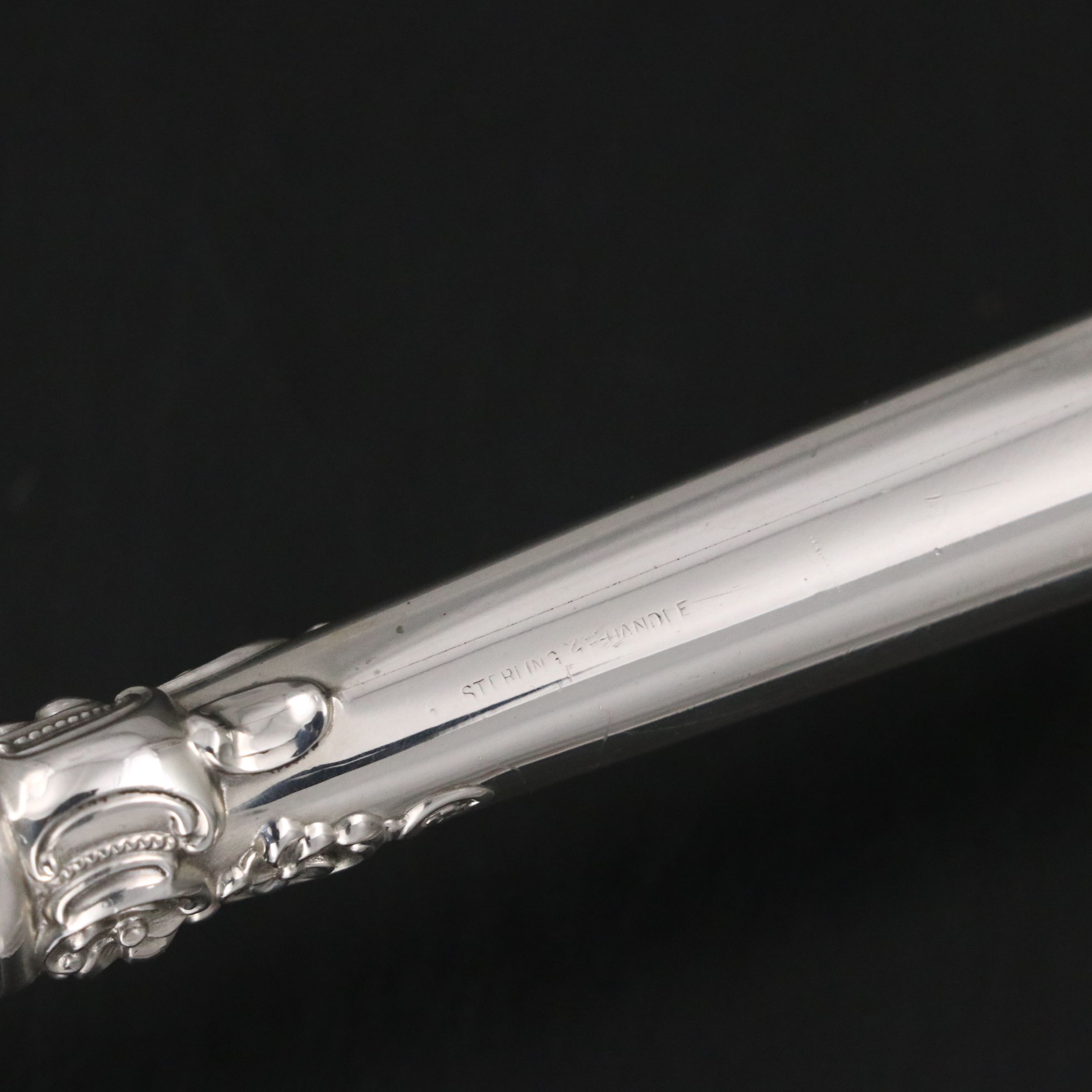 Gorham "La Scala" Sterling Flatware with Wallace "Grande Baroque" Serveware