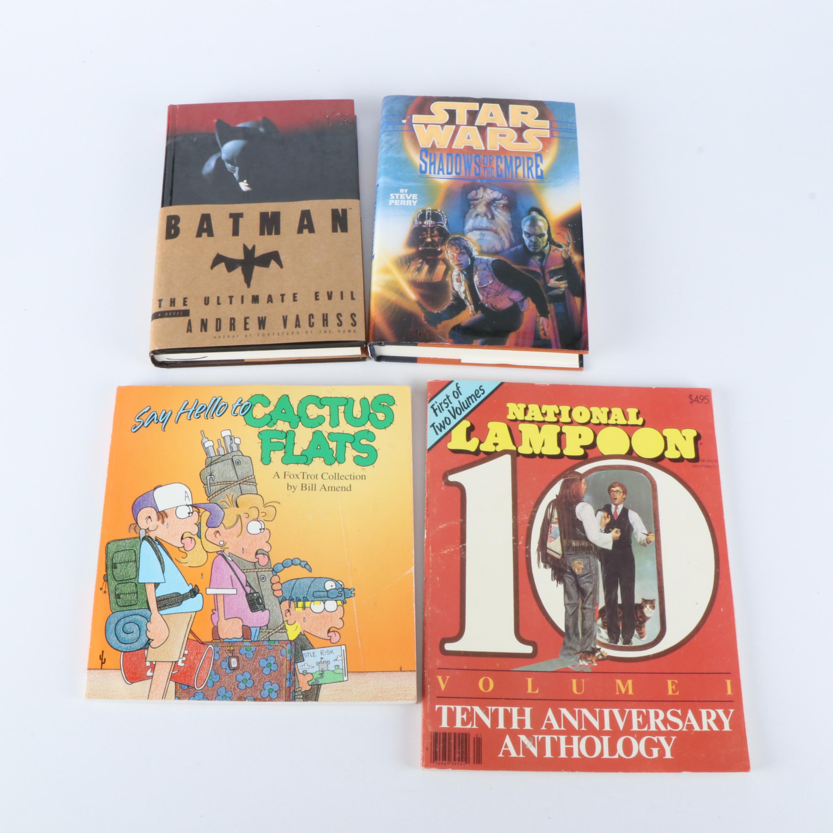 Books, Comics, Magazines, A Motocross Helmet, Tiki Gods and More