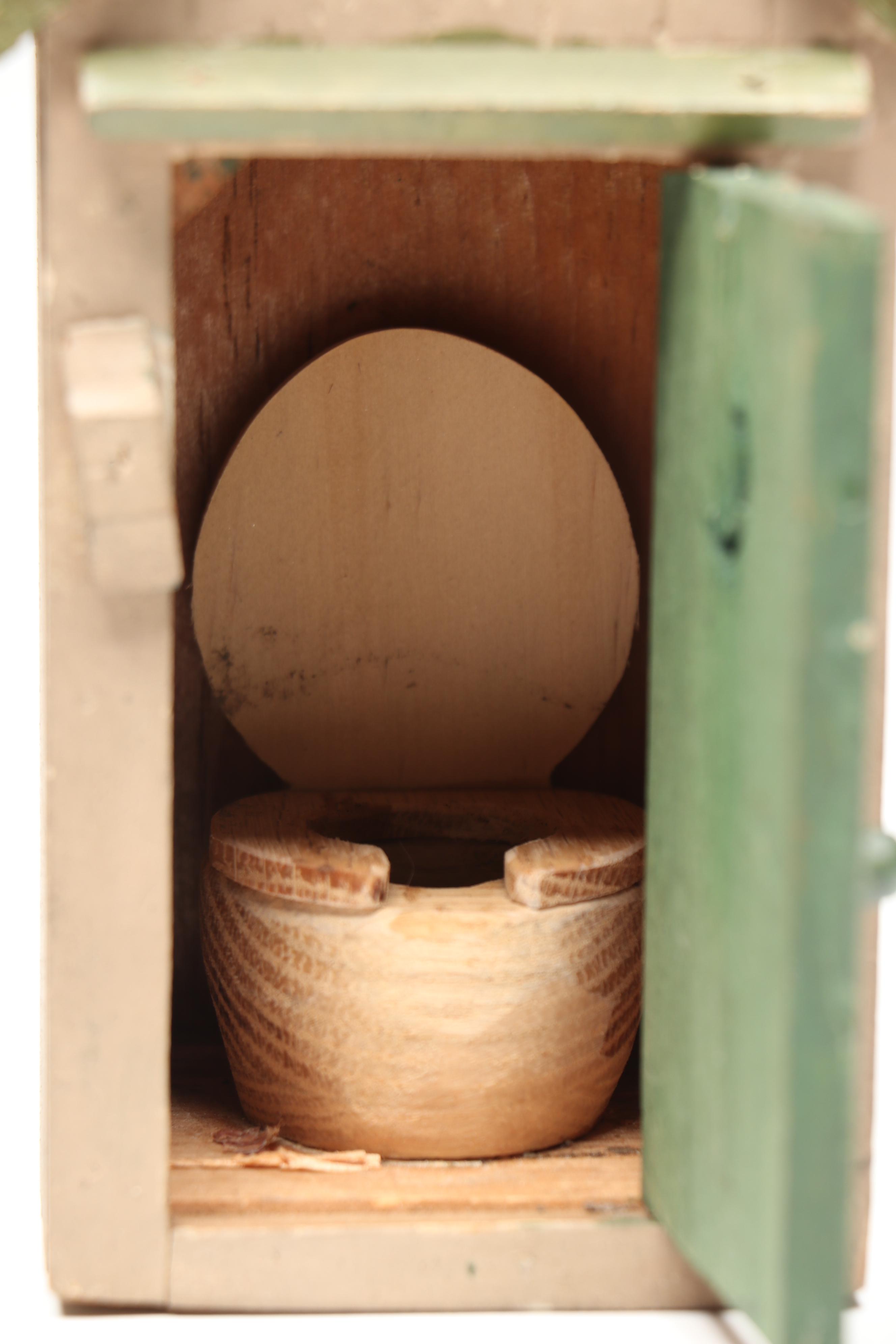 Handcrafted Wooden Train Platform with Outbuilding and More Accessories