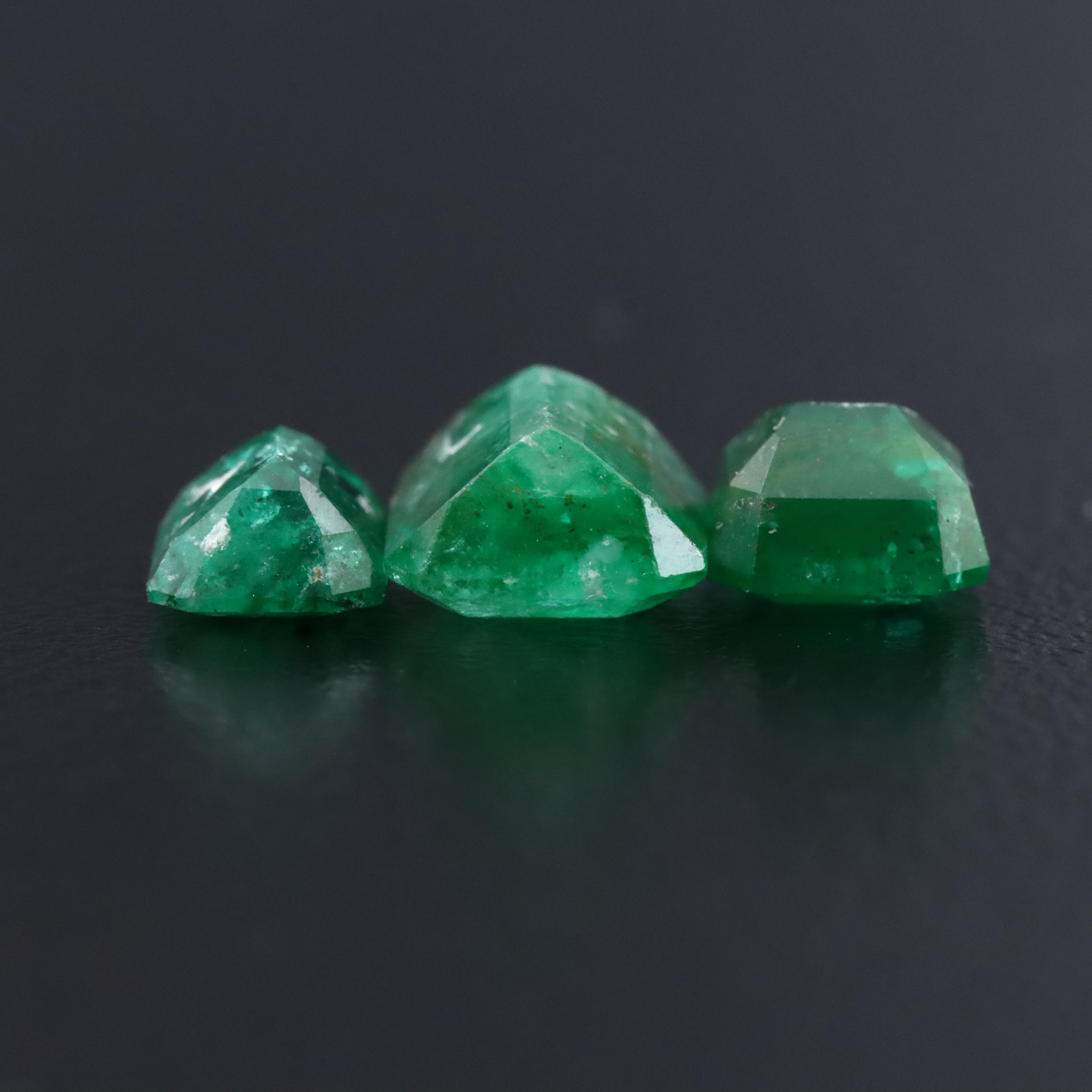 Loose 3.82 CTW Emeralds