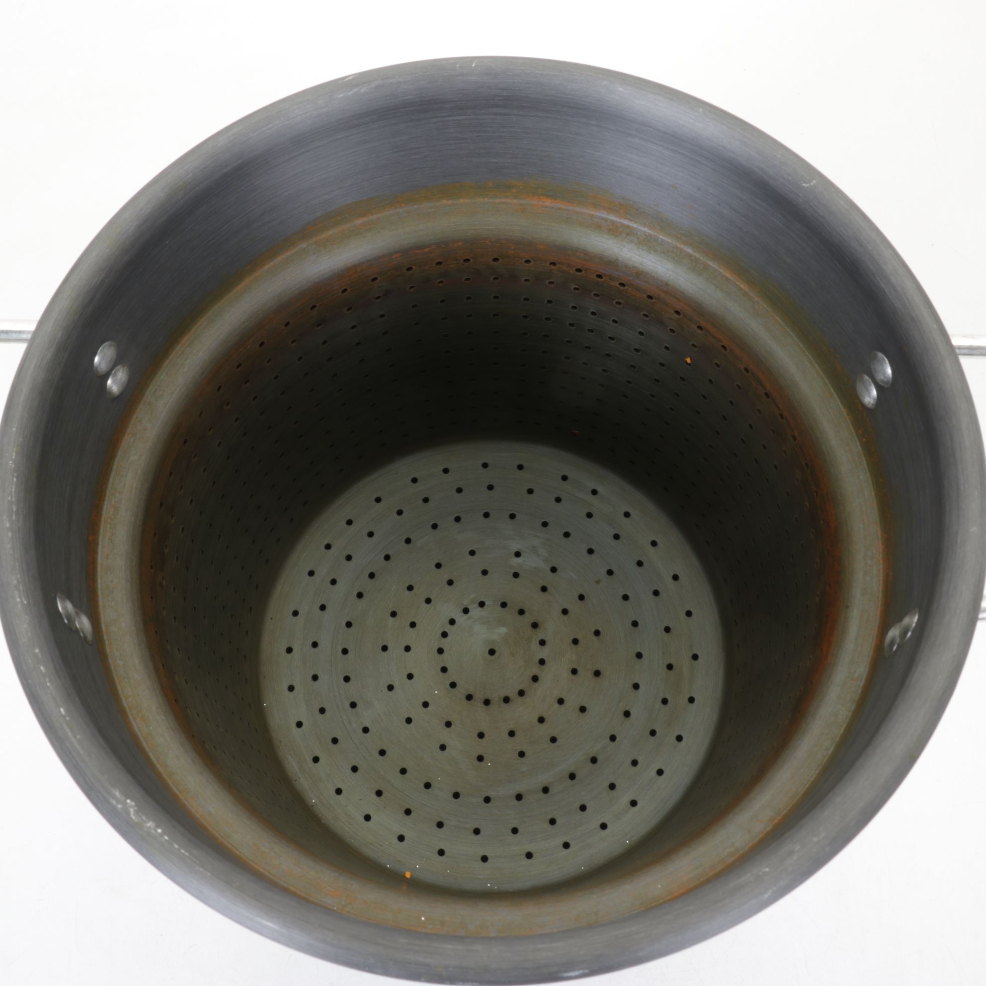 Calphalon Commercial Aluminum 12 Qt. Stock Pot and Stacking Strainer