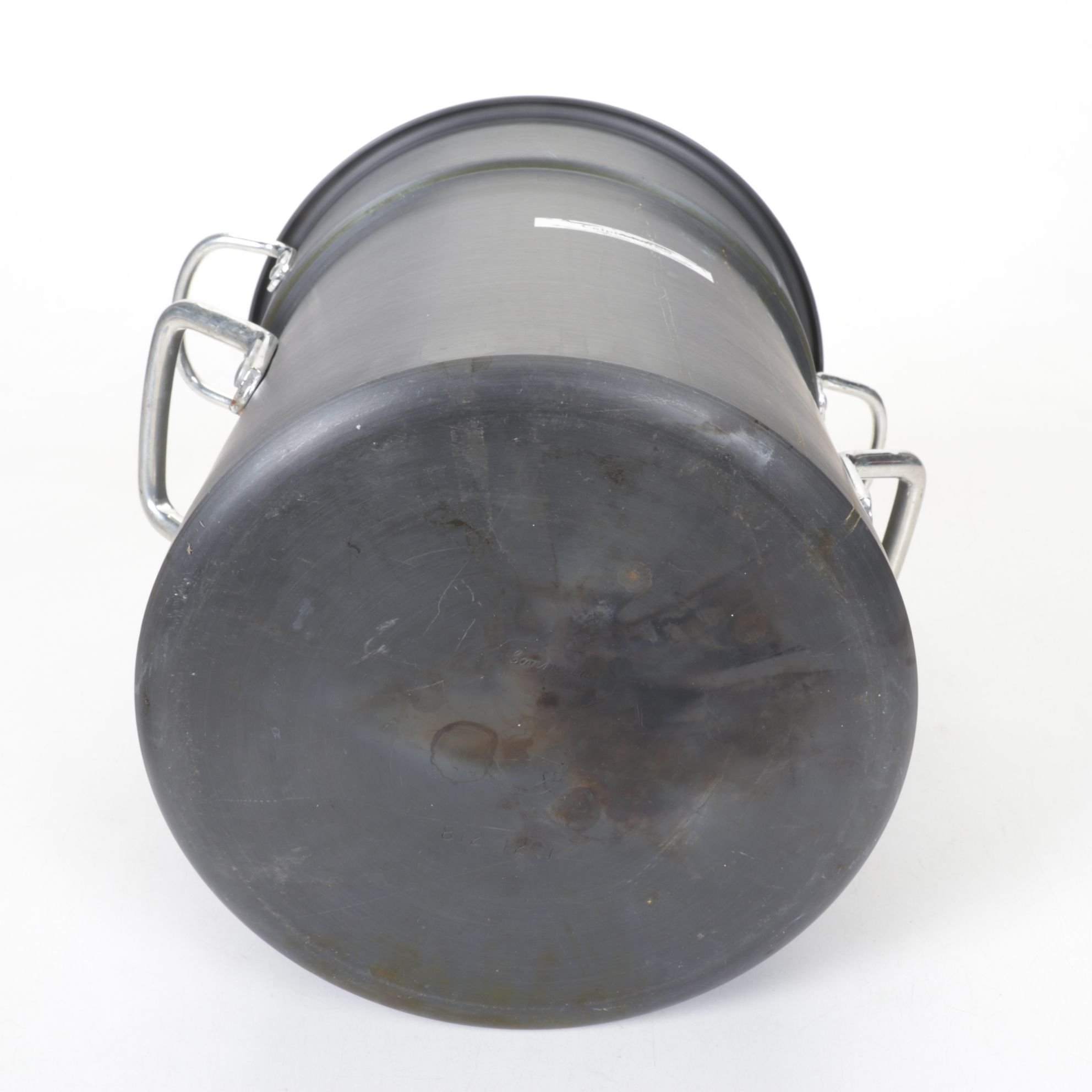 Calphalon Commercial Aluminum 12 Qt. Stock Pot and Stacking Strainer