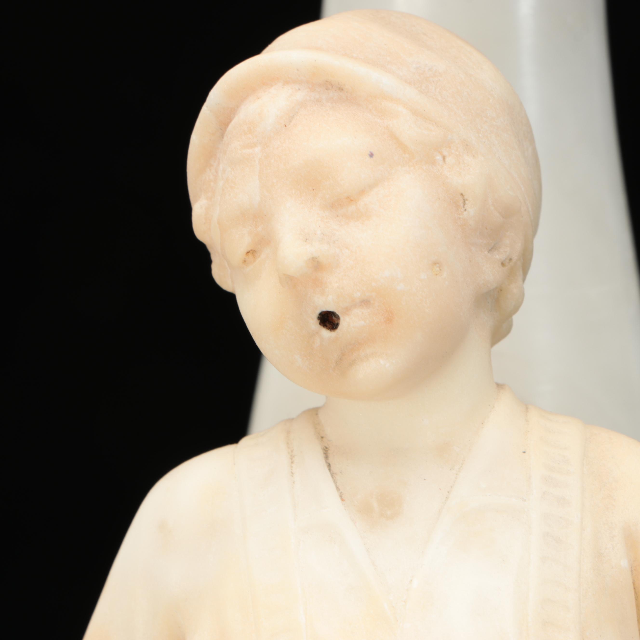 Carved Marble Garden Fountain