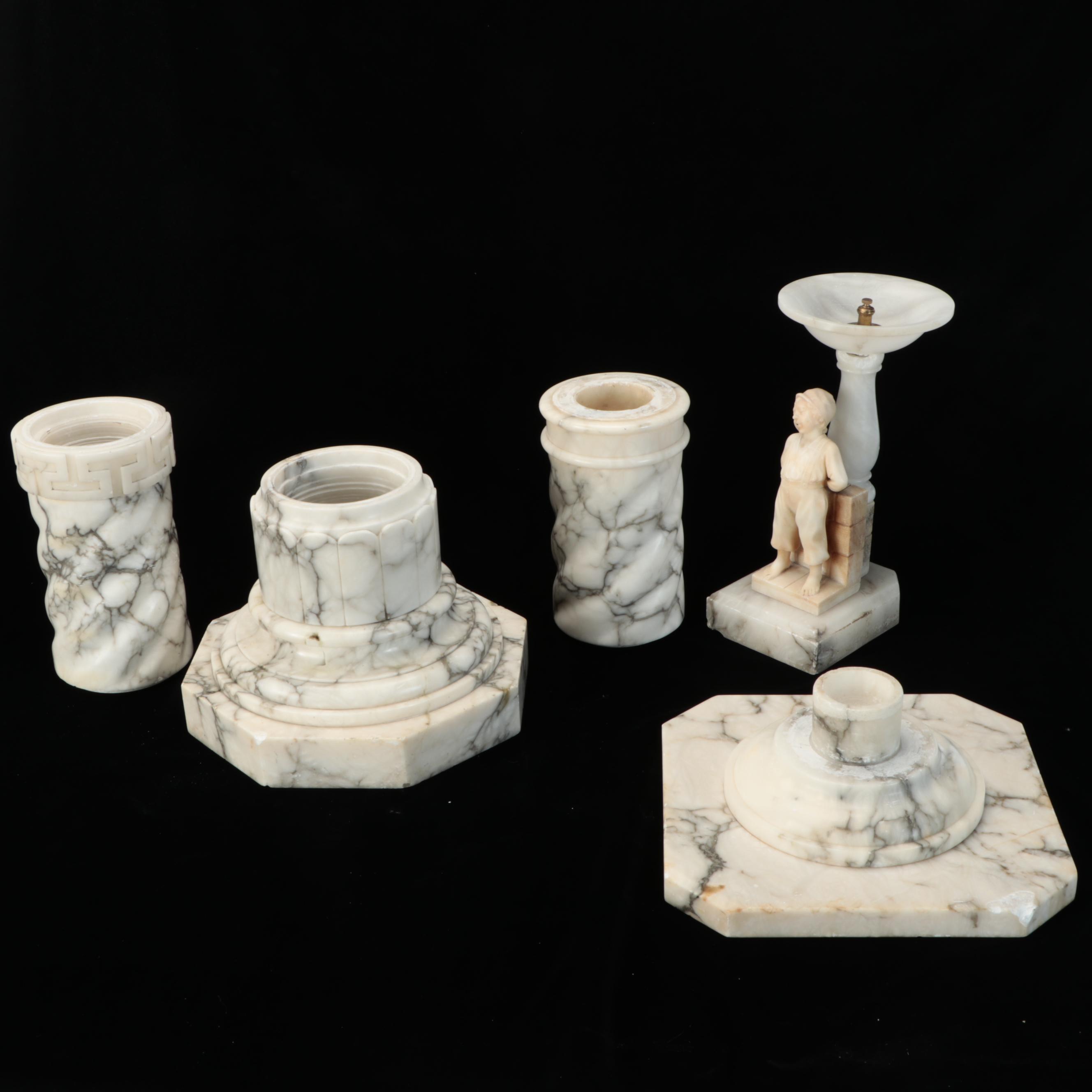 Carved Marble Garden Fountain