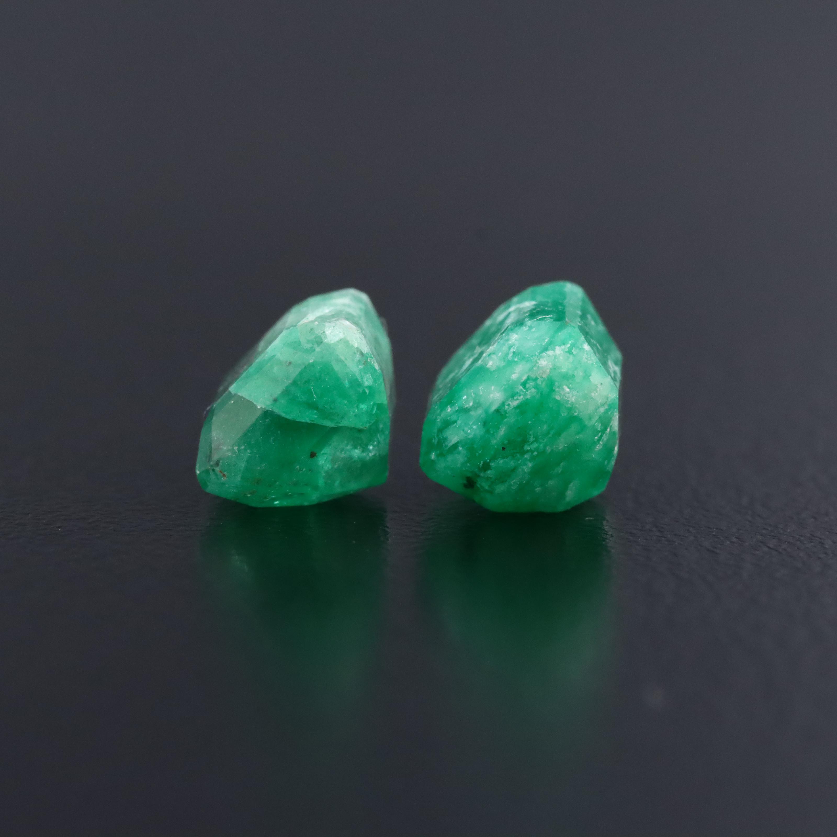 Loose 5.24 CTW Emeralds