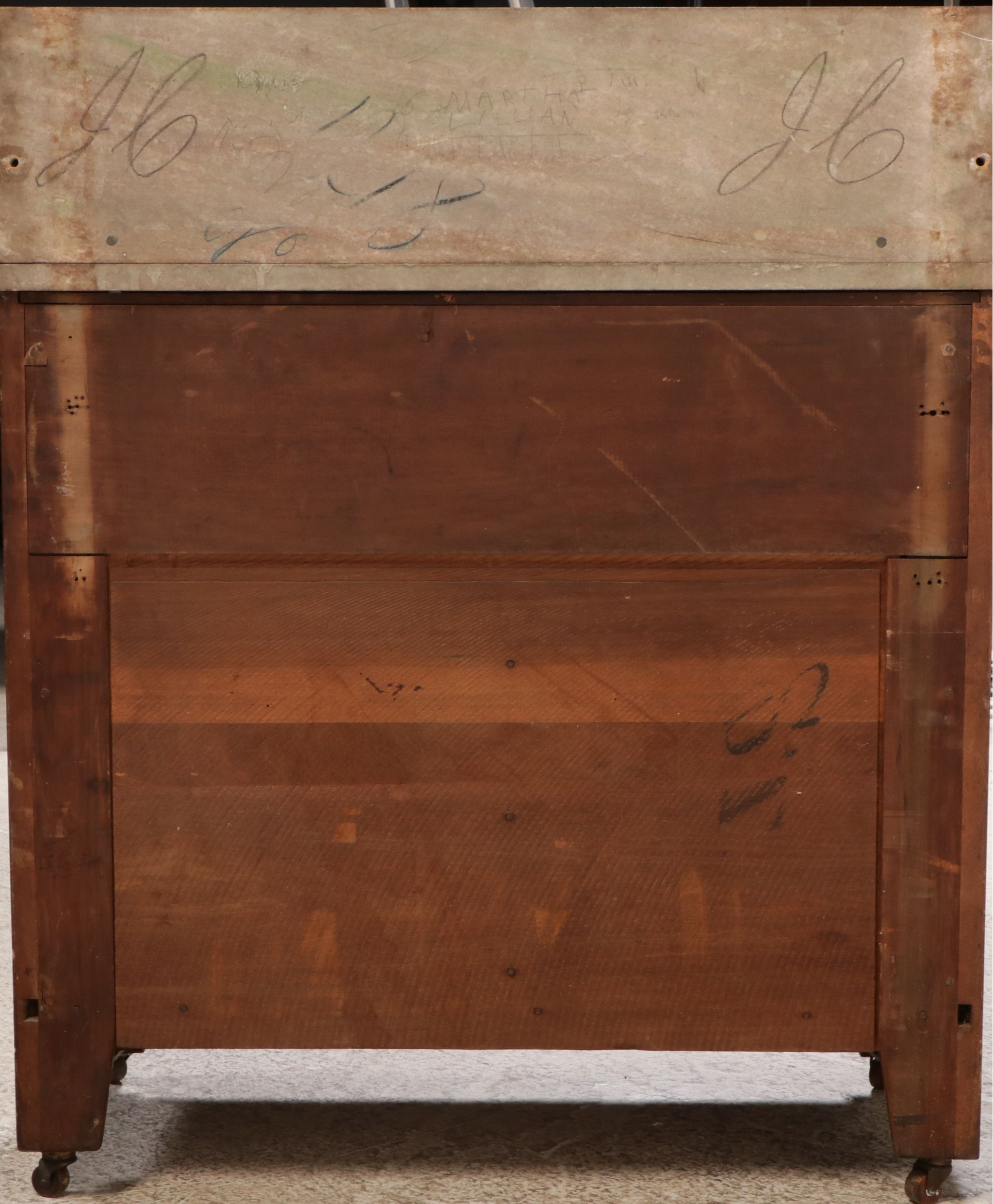 Eastlake Walnut Washstand with Marble Top