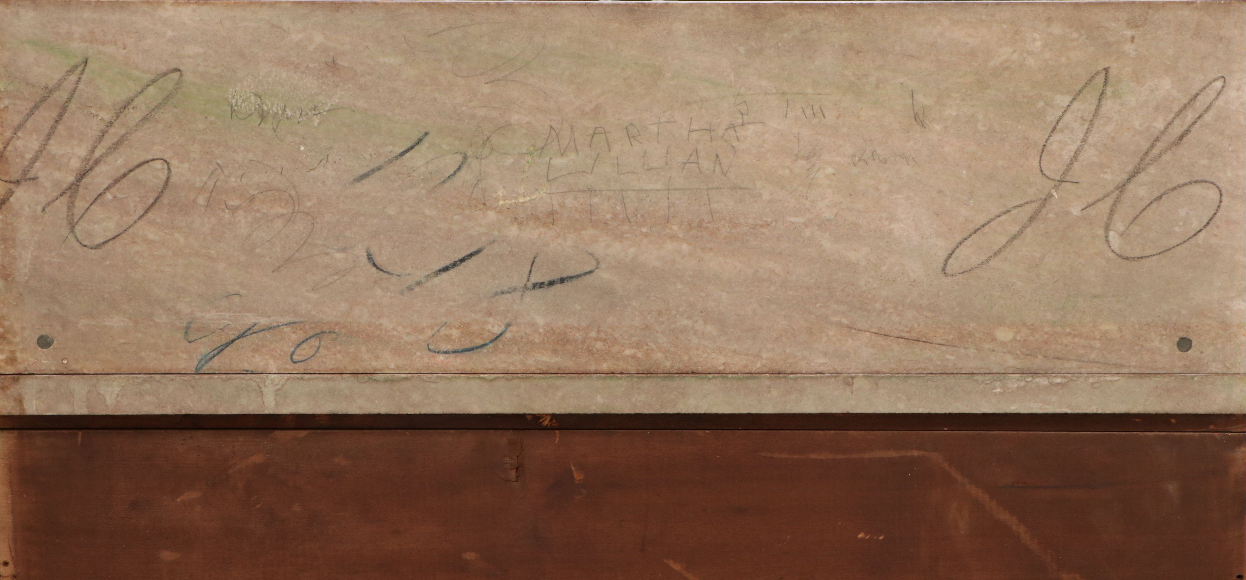 Eastlake Walnut Washstand with Marble Top