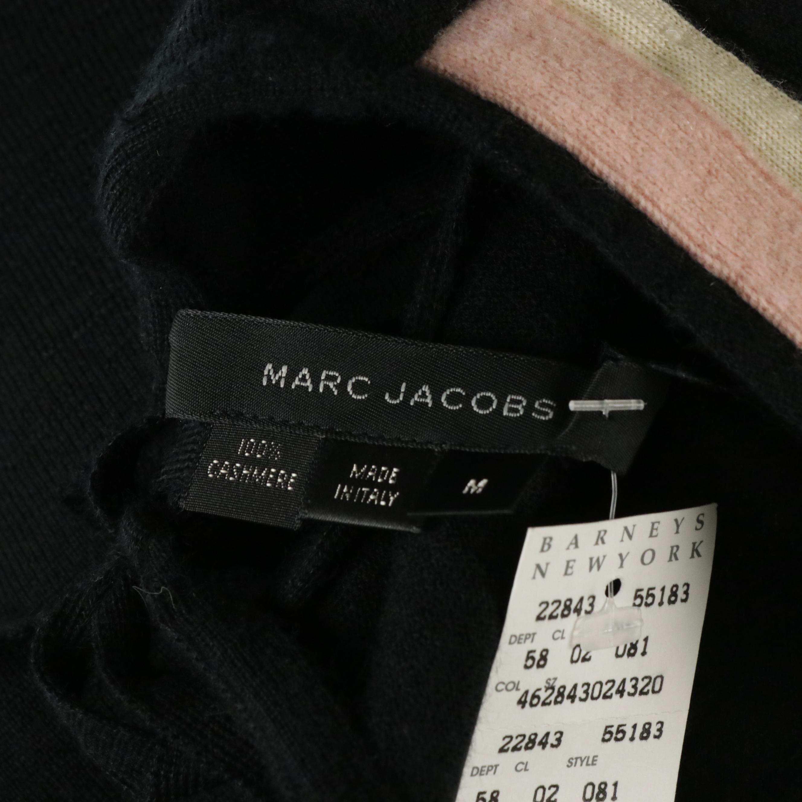 Dolce & Gabbana Rayon-Blend and Marc Jacobs Cashmere V-Neck Sweaters with Tags