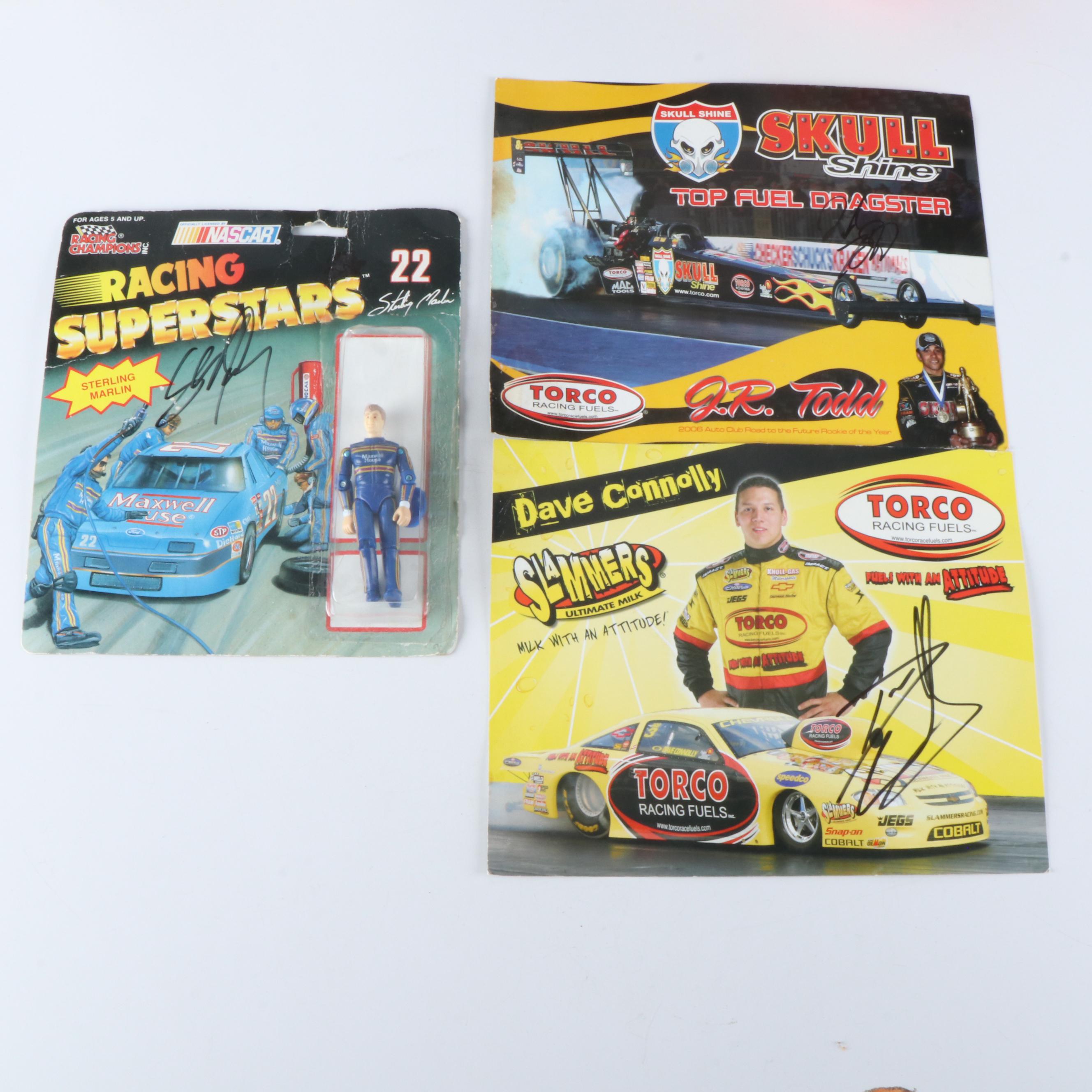 Action Figures with Small Toys, Bobblehead and Signed Ephemera