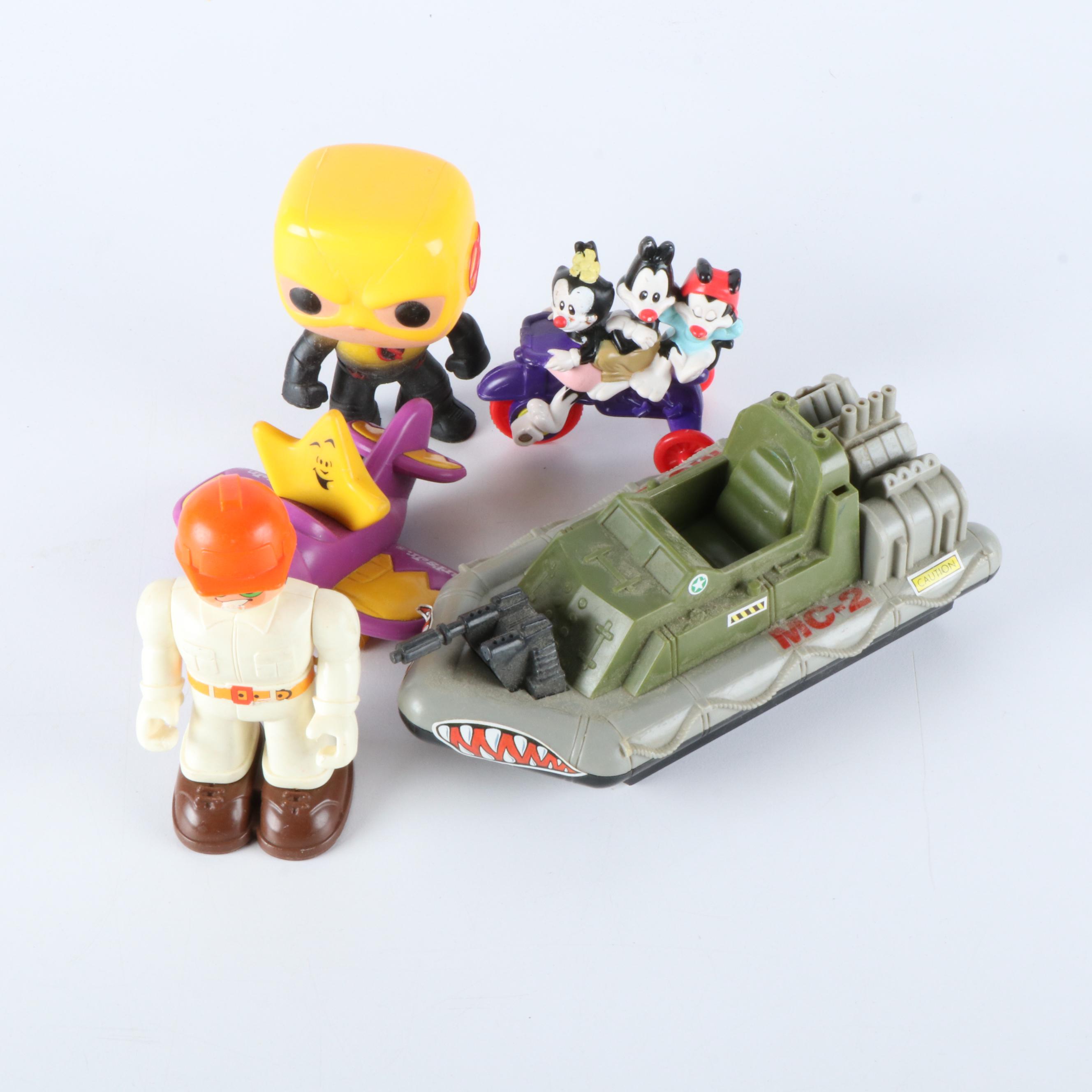 Action Figures with Small Toys, Bobblehead and Signed Ephemera