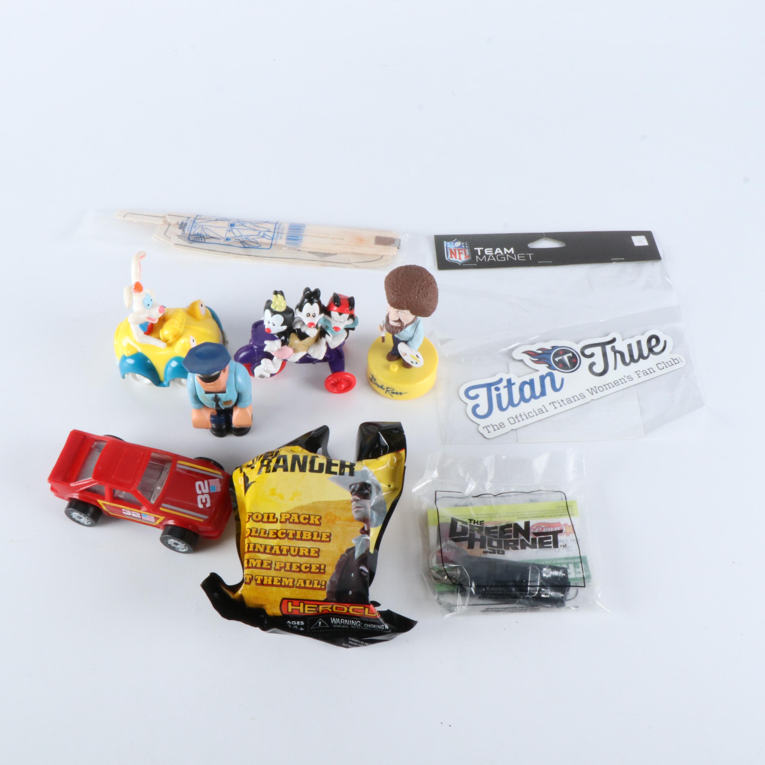Action Figures with Small Toys, Bobblehead and Signed Ephemera