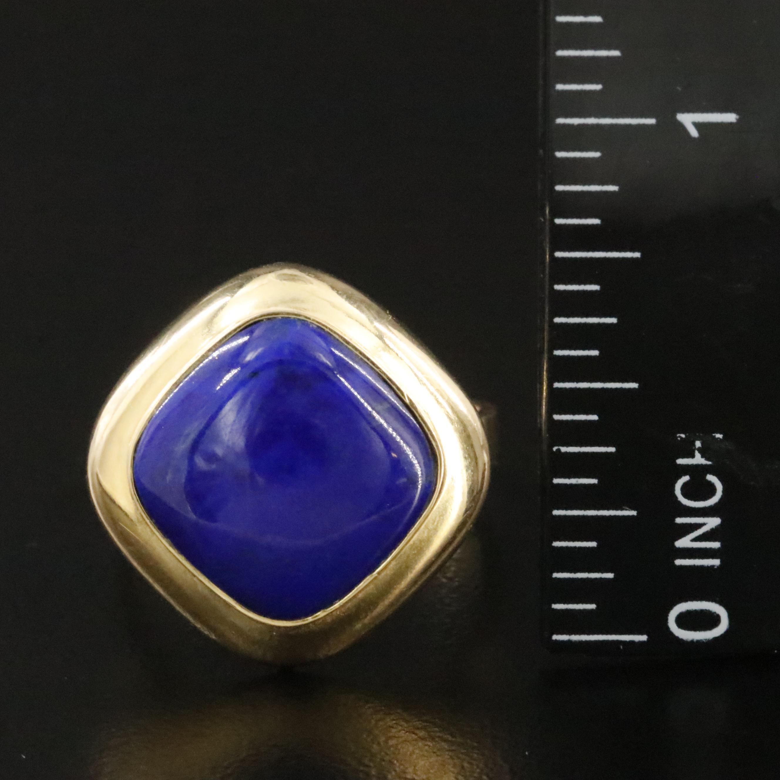14K Lapis Lazuli Ring