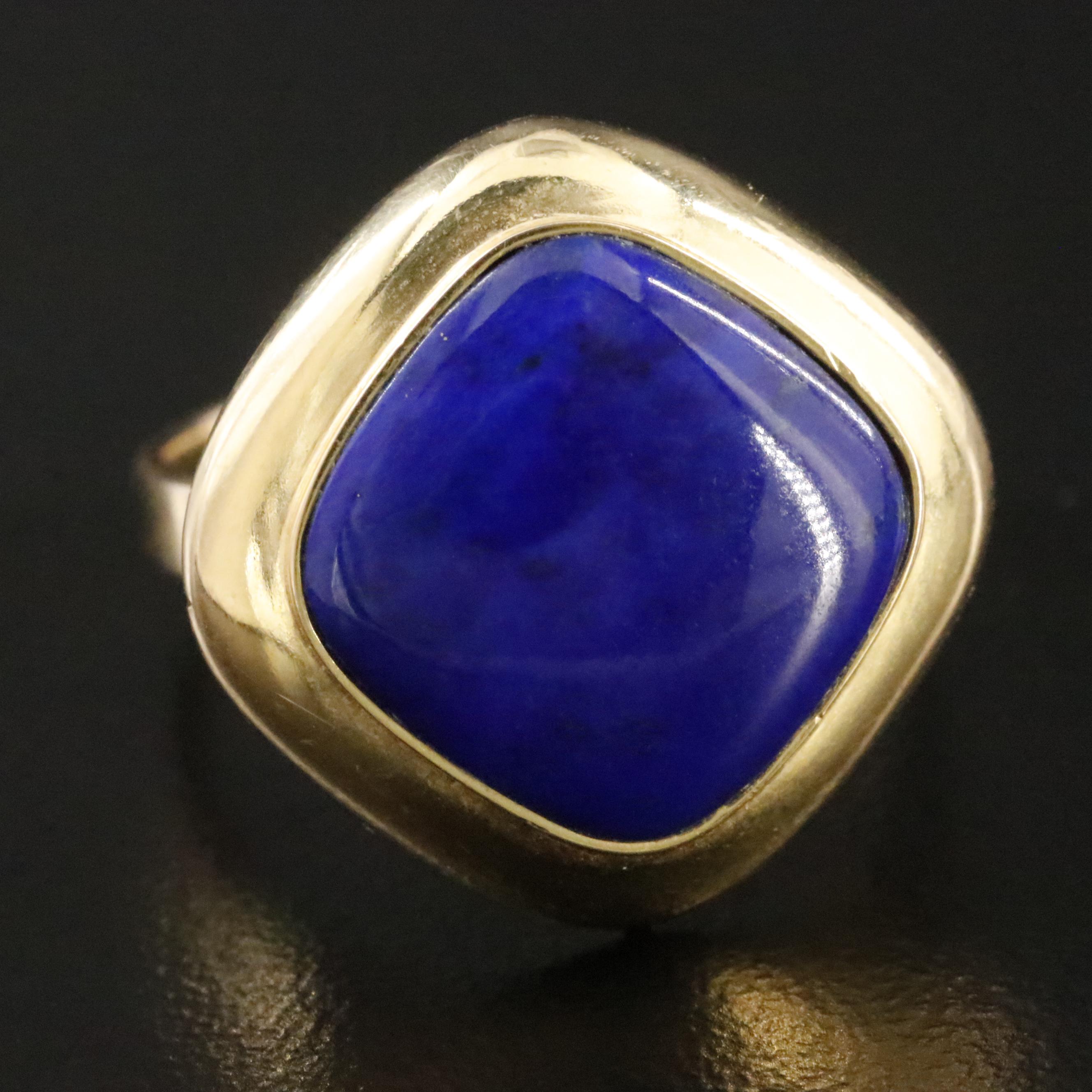 14K Lapis Lazuli Ring