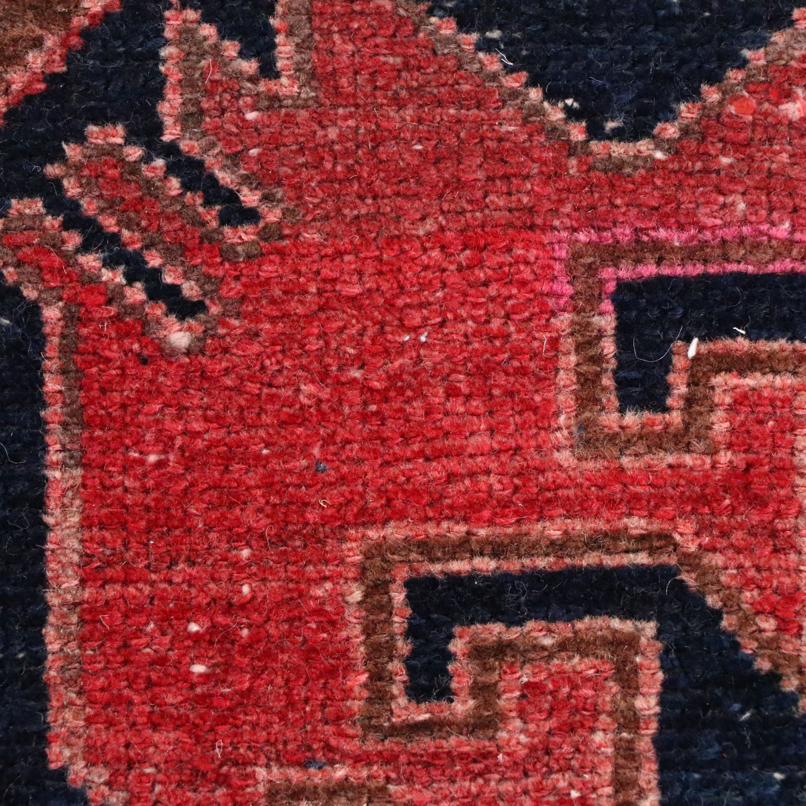 3' x 9'3 Hand-Knotted Persian Hamadan Carpet Runner