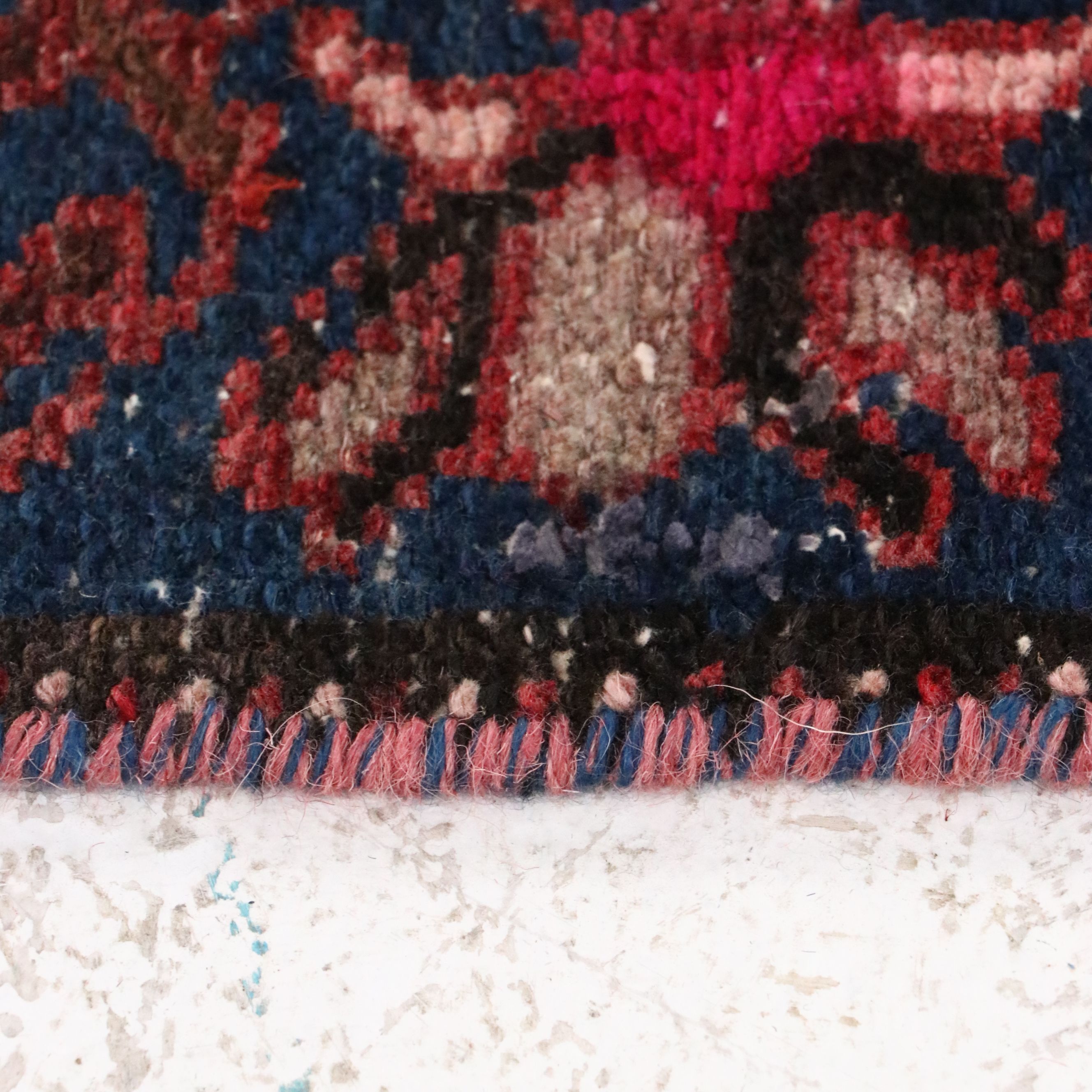 3' x 9'3 Hand-Knotted Persian Hamadan Carpet Runner