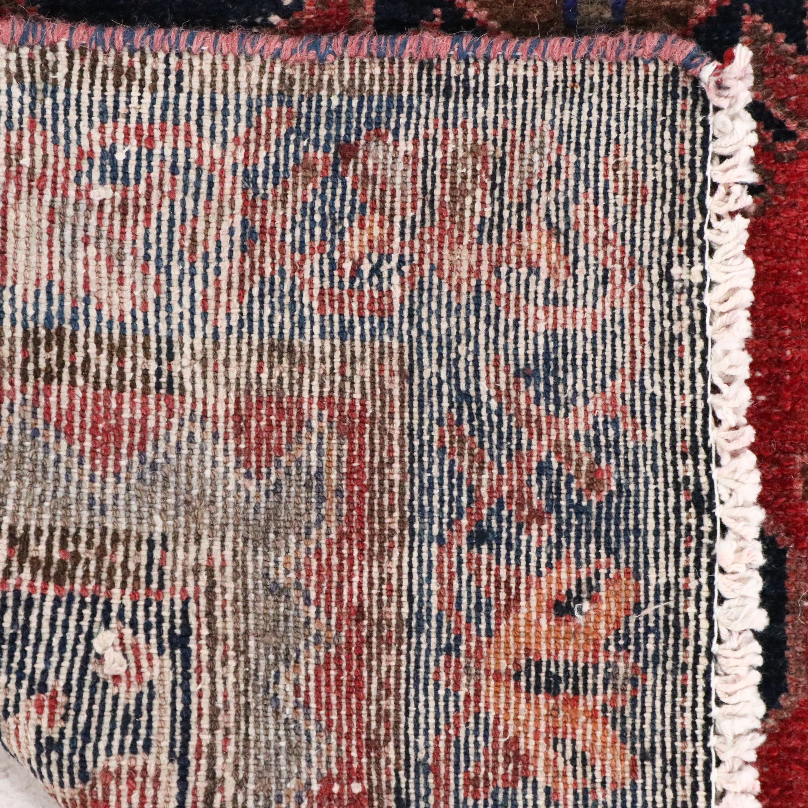 3' x 9'3 Hand-Knotted Persian Hamadan Carpet Runner