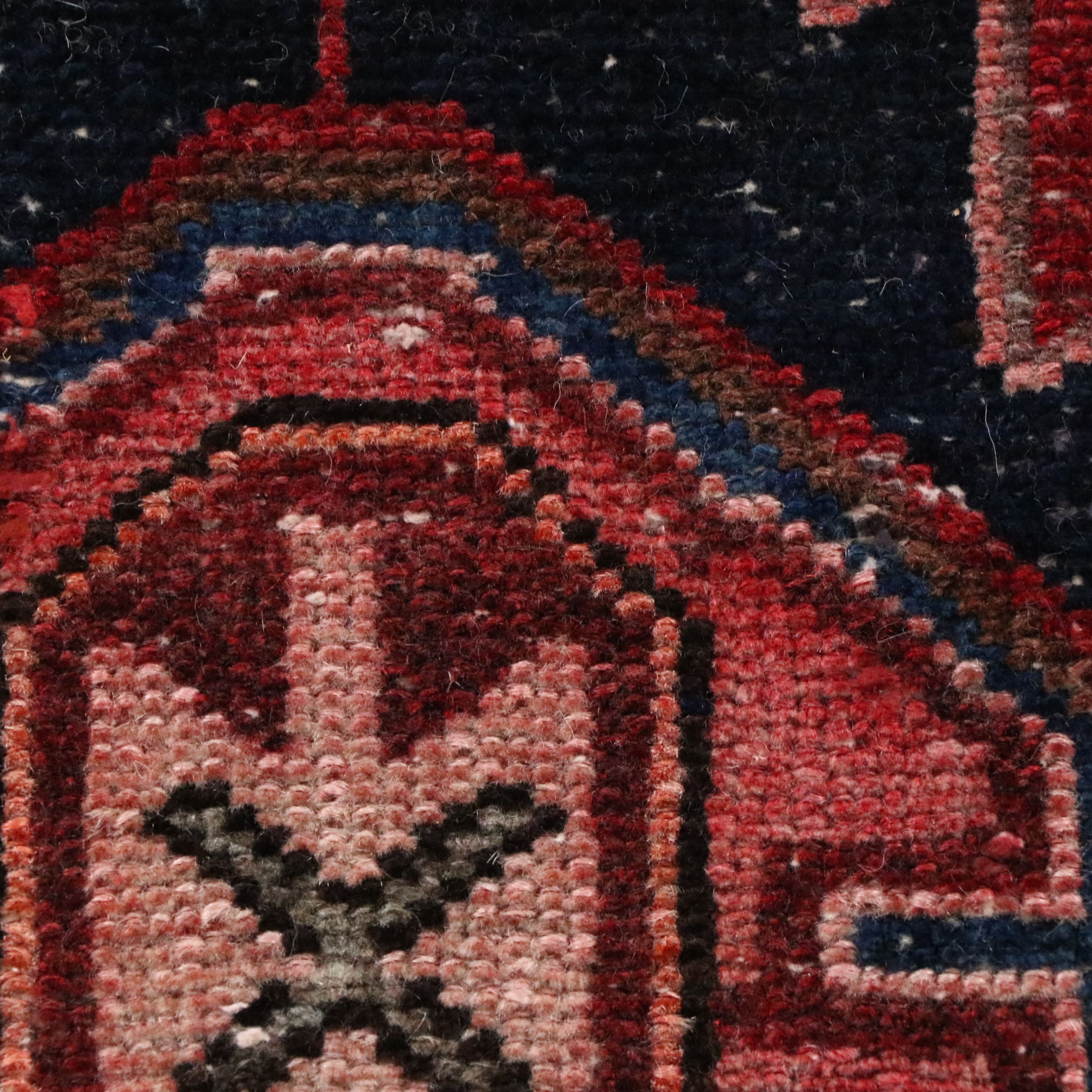 3' x 9'3 Hand-Knotted Persian Hamadan Carpet Runner