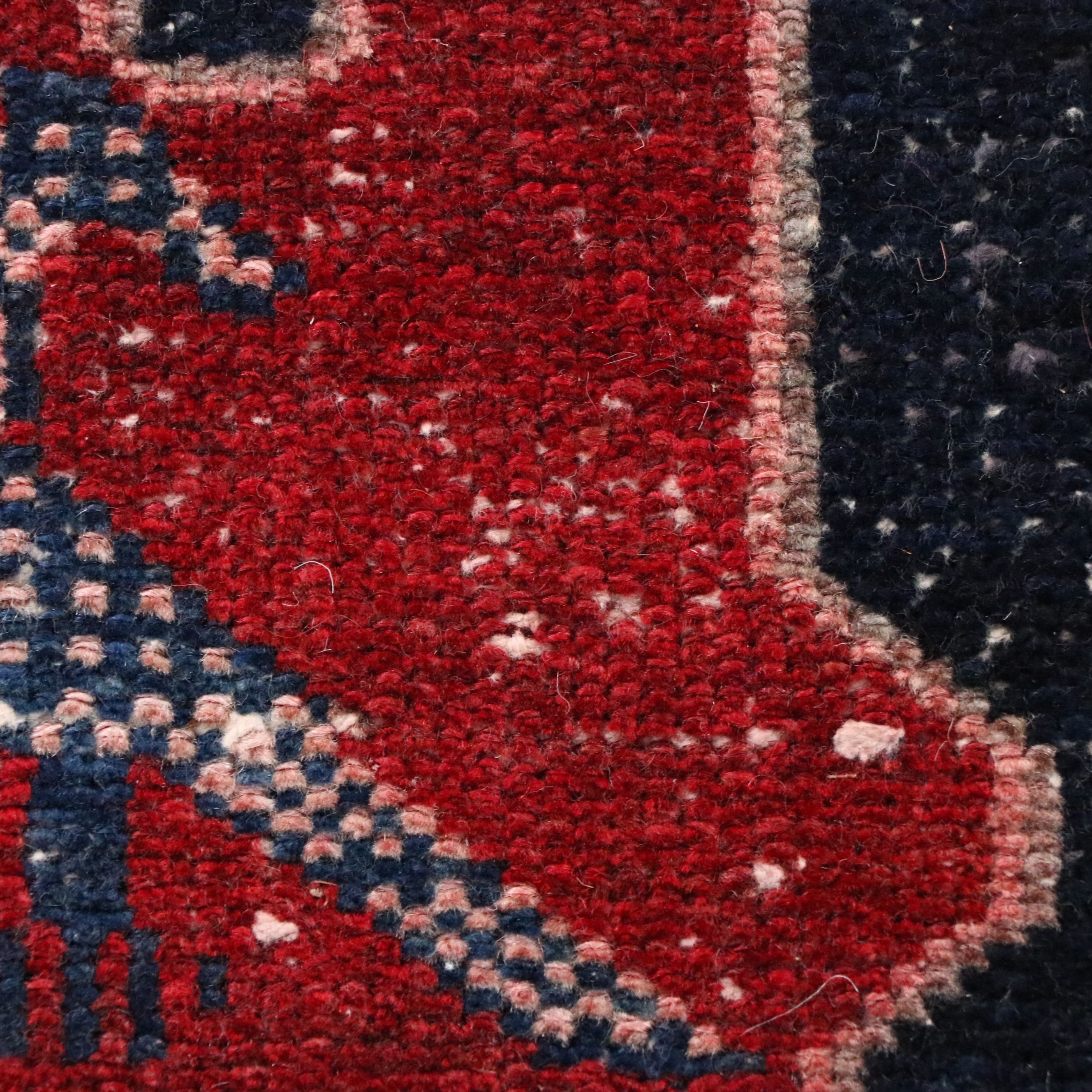 3' x 9'3 Hand-Knotted Persian Hamadan Carpet Runner