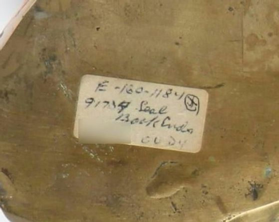 Pair of Brass Seal or Sea Lion Bookends