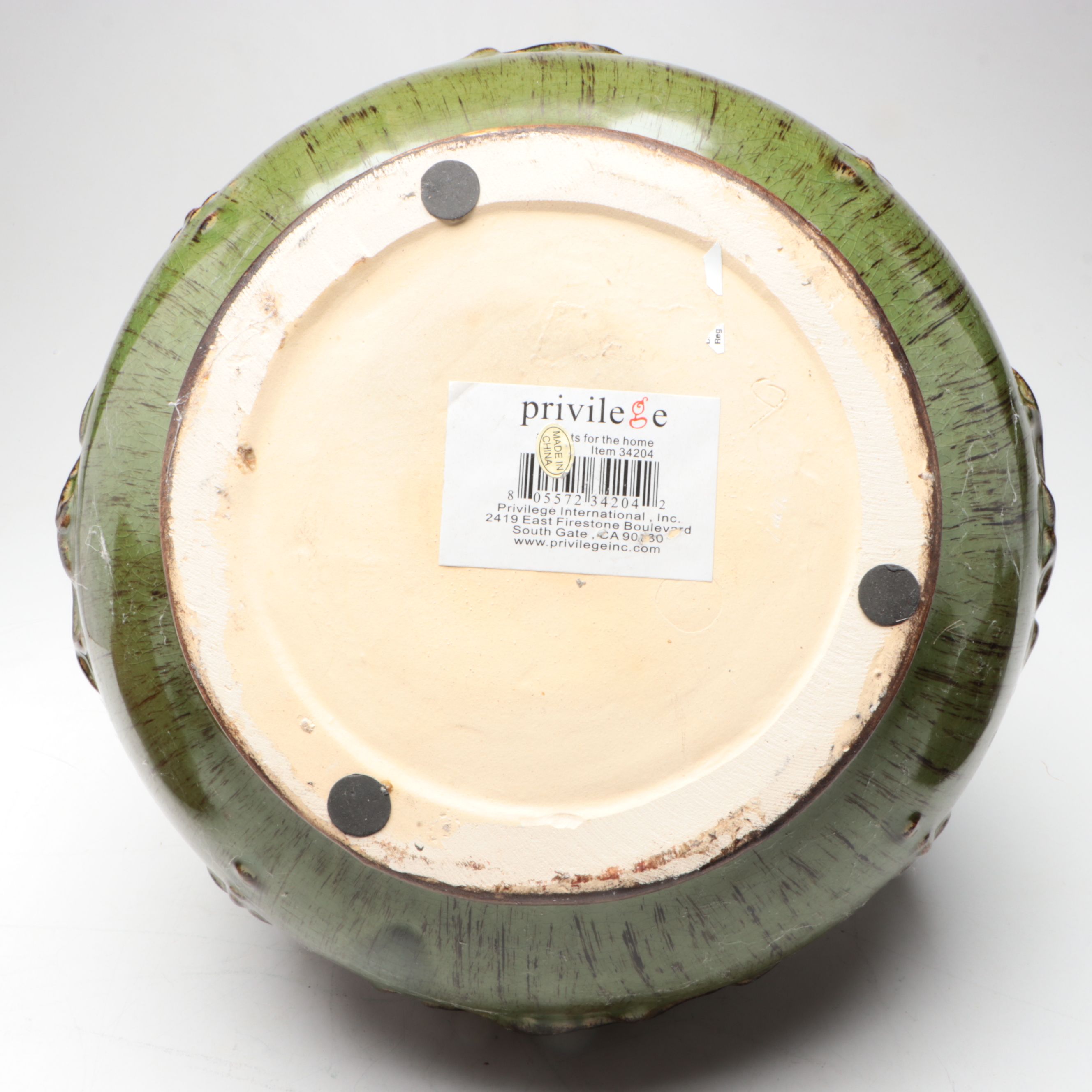 Williamsburg Pottery Clay Bird Bottle with Other Stoneware Pot and Vase