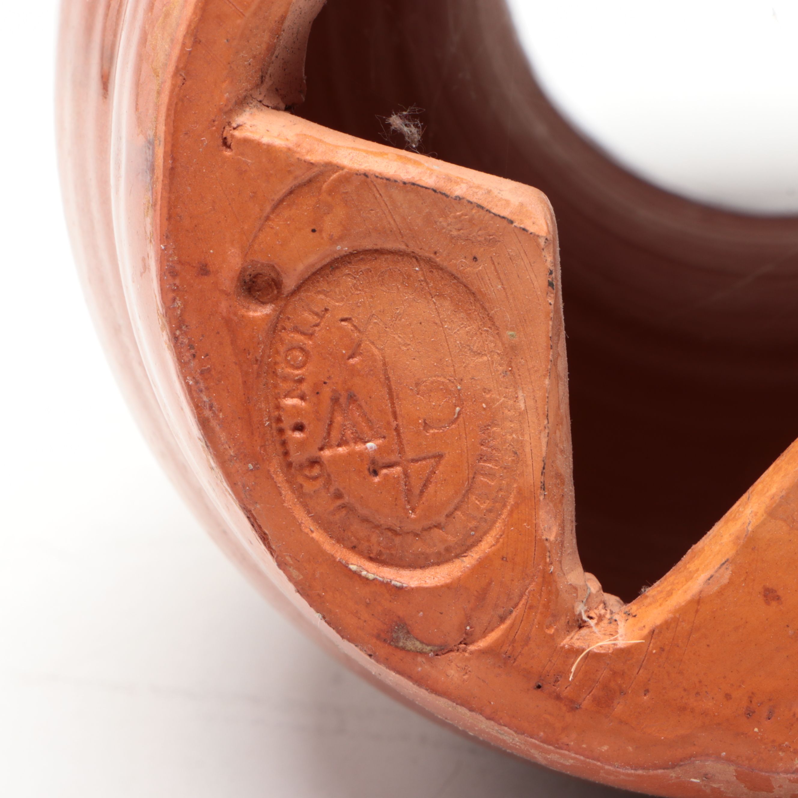 Williamsburg Pottery Clay Bird Bottle with Other Stoneware Pot and Vase