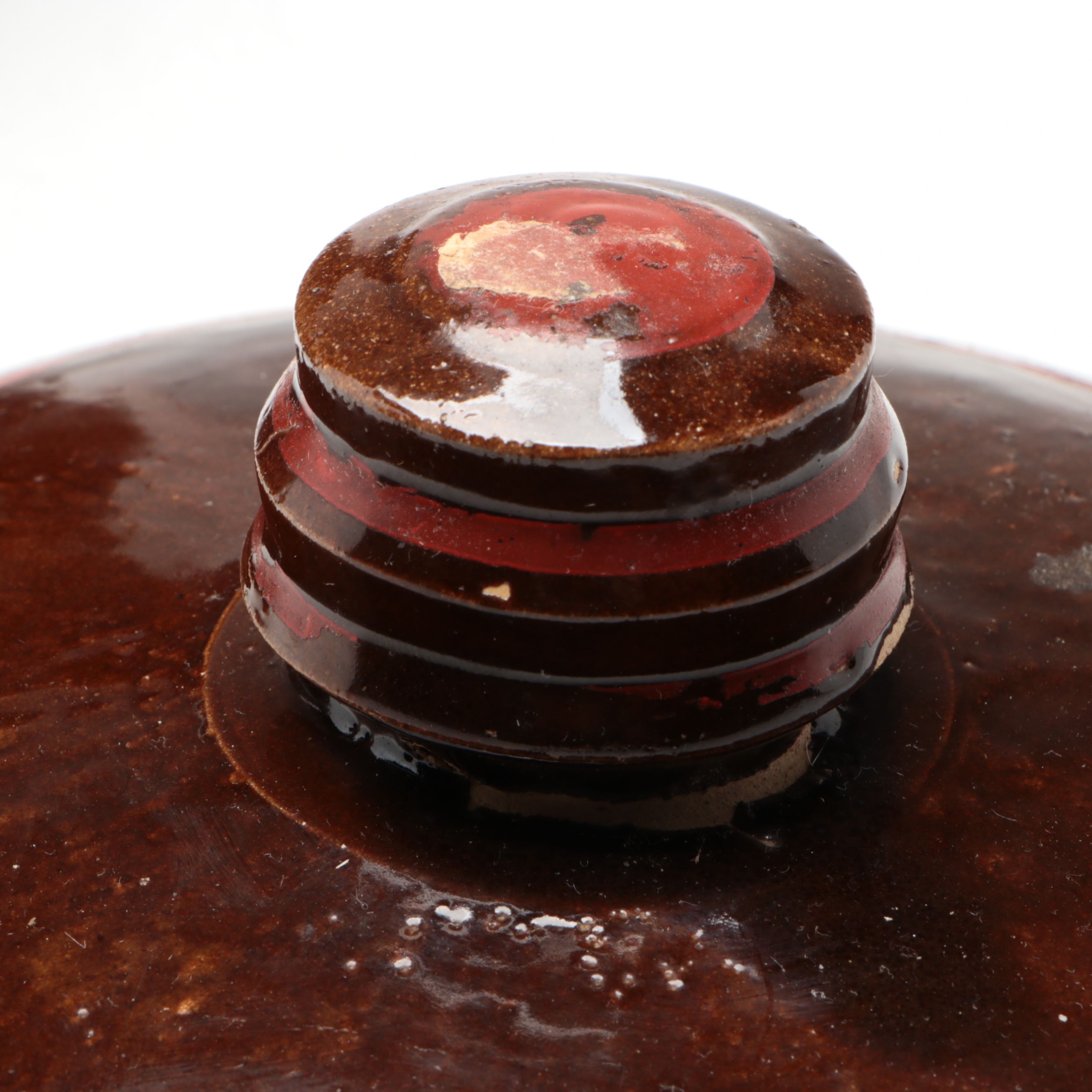 Williamsburg Pottery Clay Bird Bottle with Other Stoneware Pot and Vase