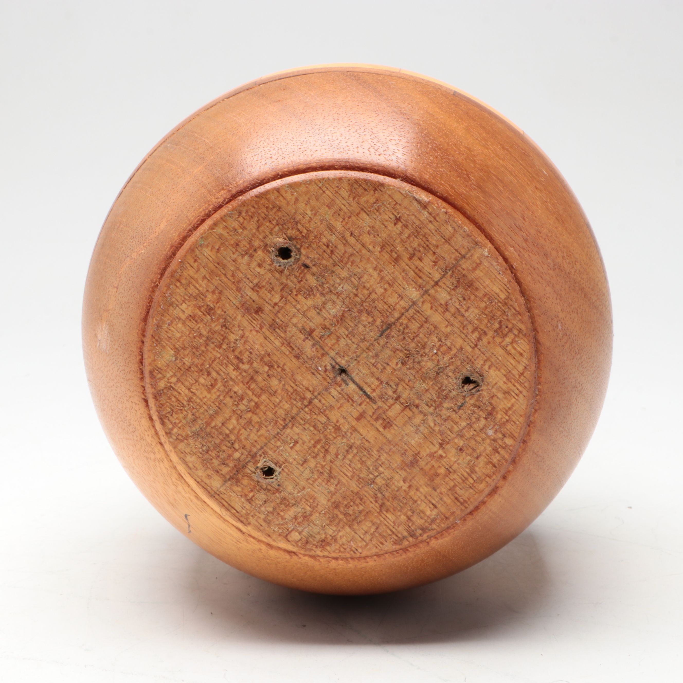 Geometric Segmented Exotic Hardwood Vase