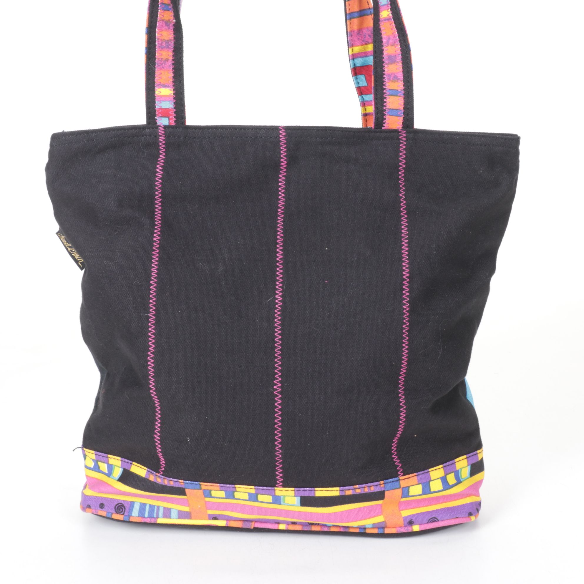 Haflinger Patchwork Wool Bag with Laurel Burch Zip Tote