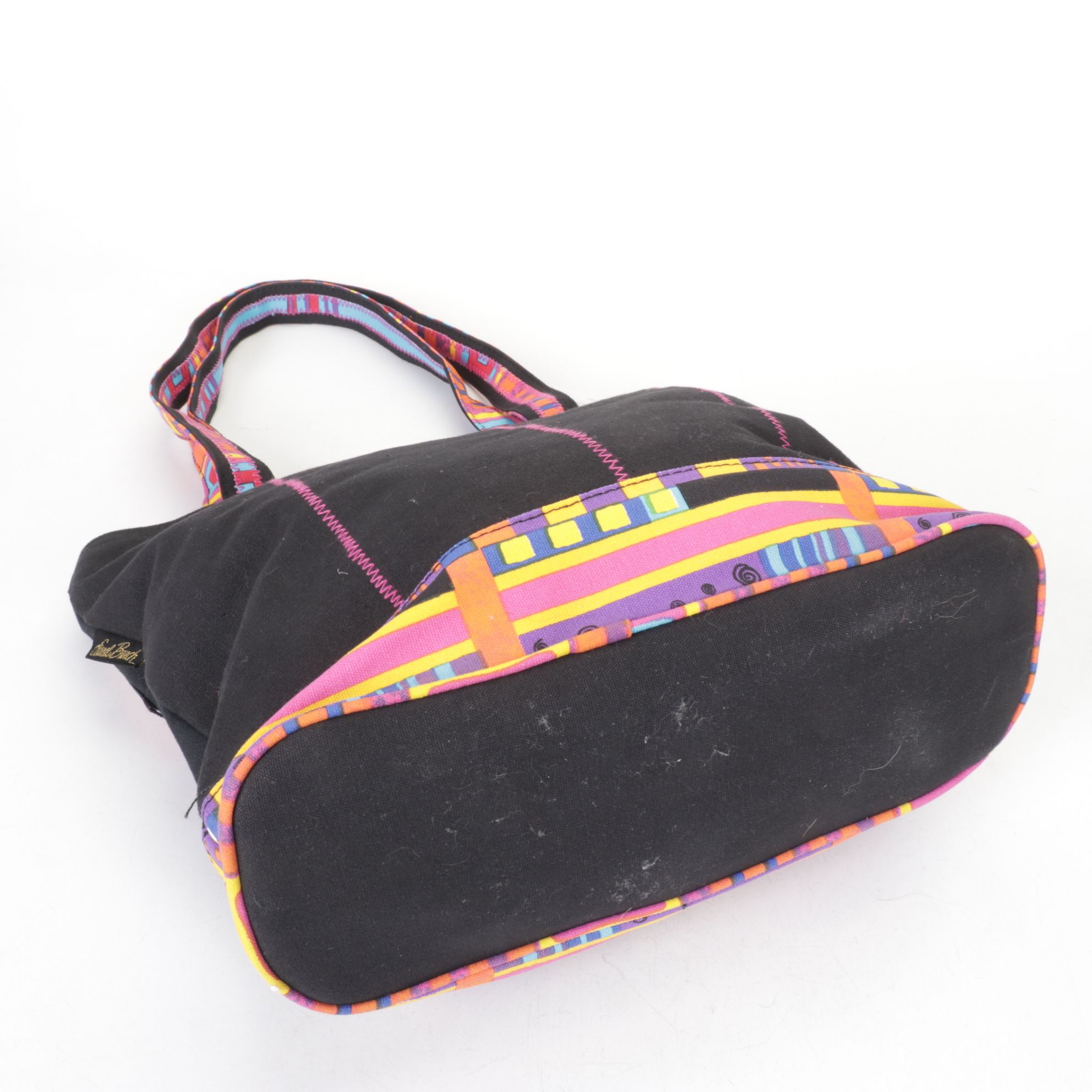 Haflinger Patchwork Wool Bag with Laurel Burch Zip Tote