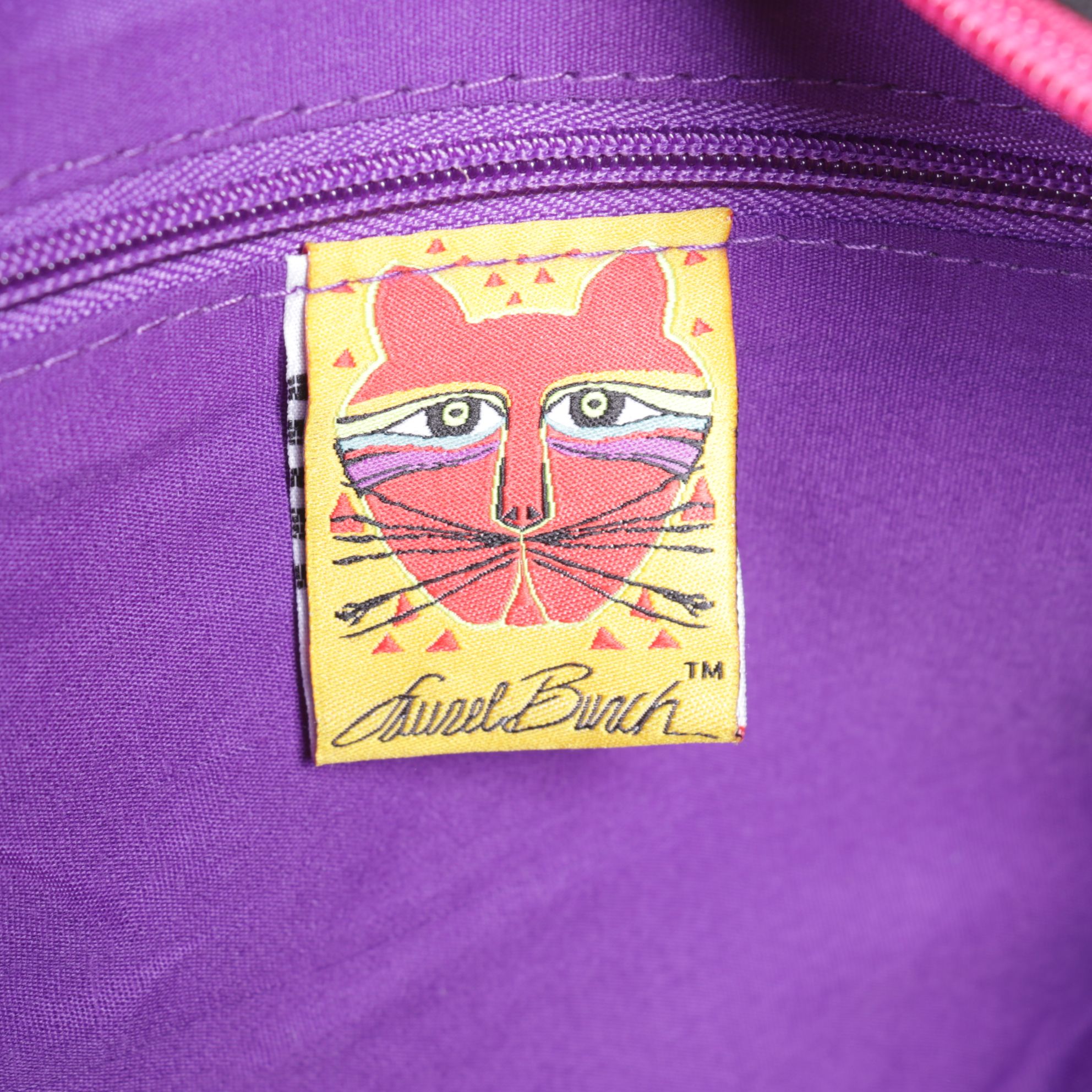 Haflinger Patchwork Wool Bag with Laurel Burch Zip Tote