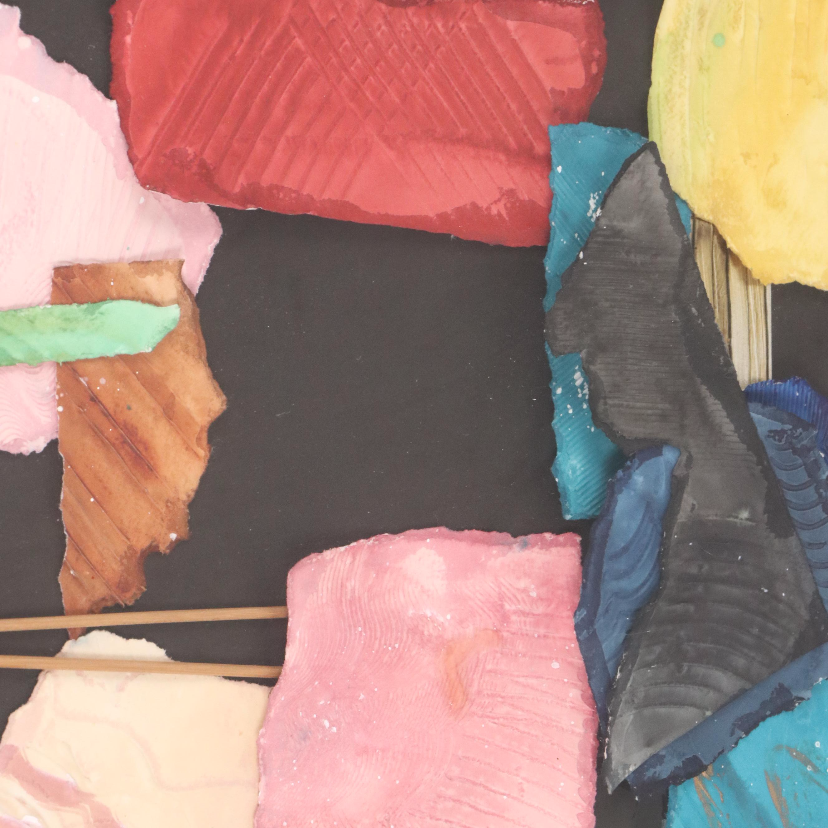 Abstract Mixed Media Composition "Color Me Collage II"