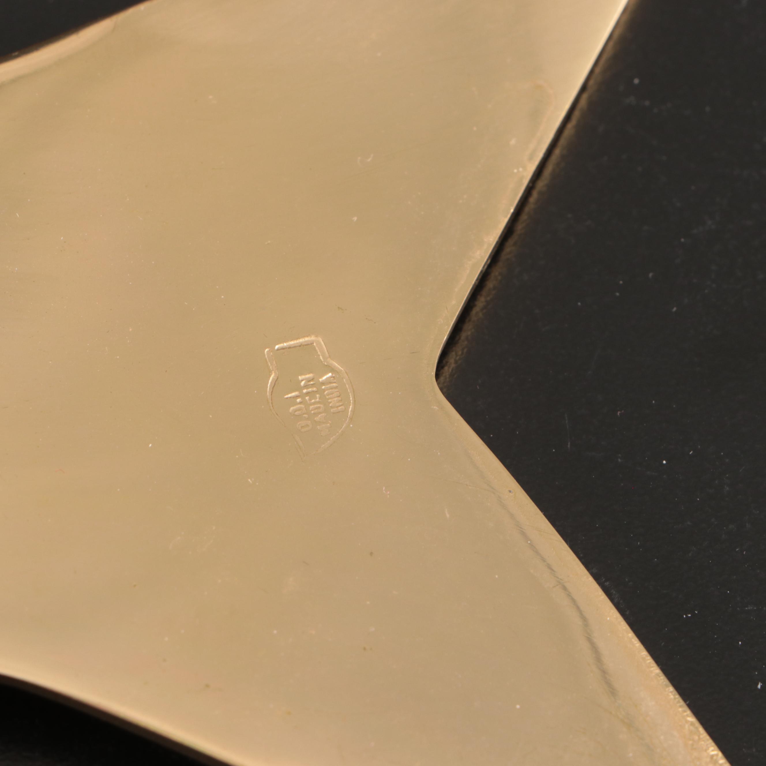 Old Dutch International Copper and Brass Covered Fish Platter