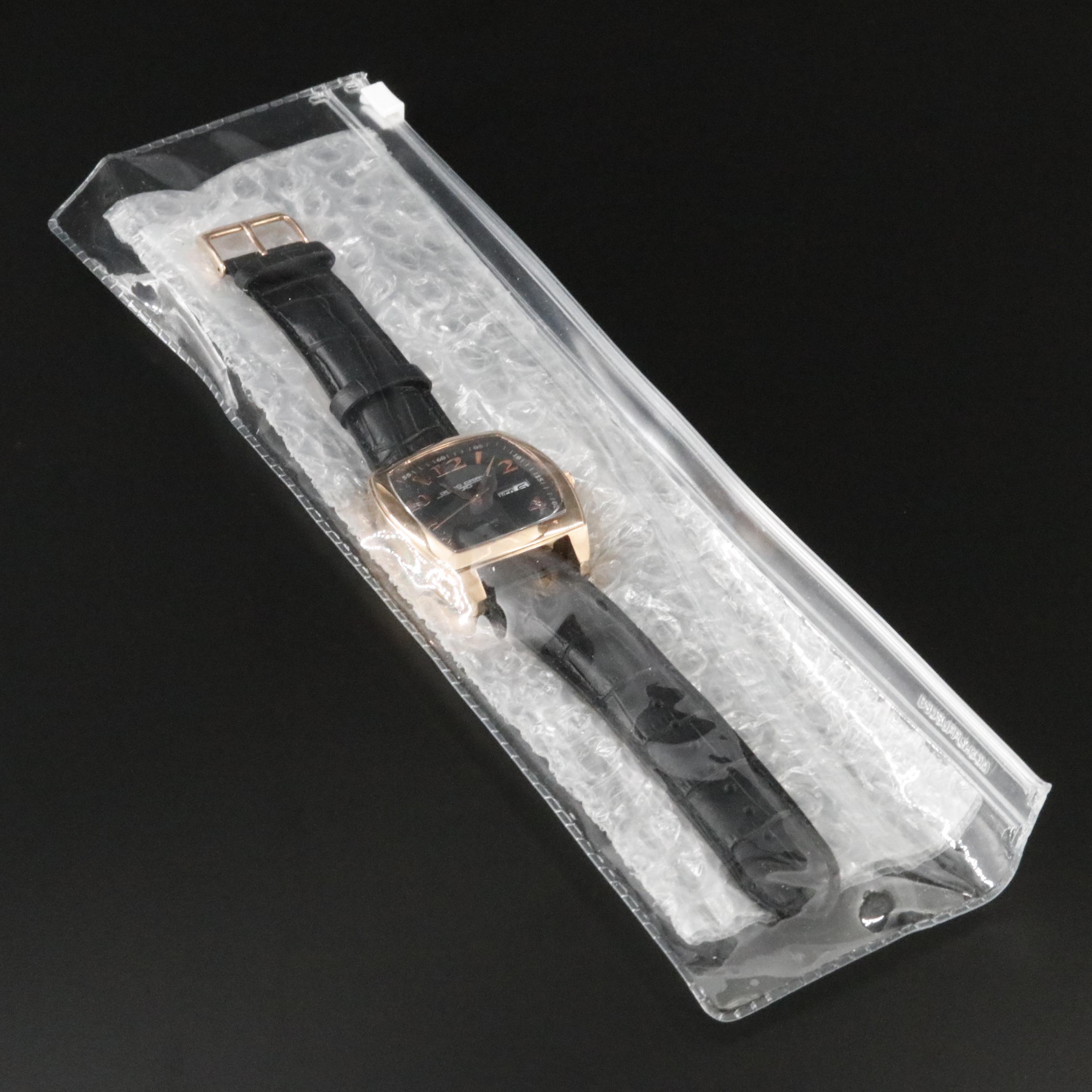 Jorg Gray Day-Date Rose Gold Plated Quartz Watch # JG1320-12