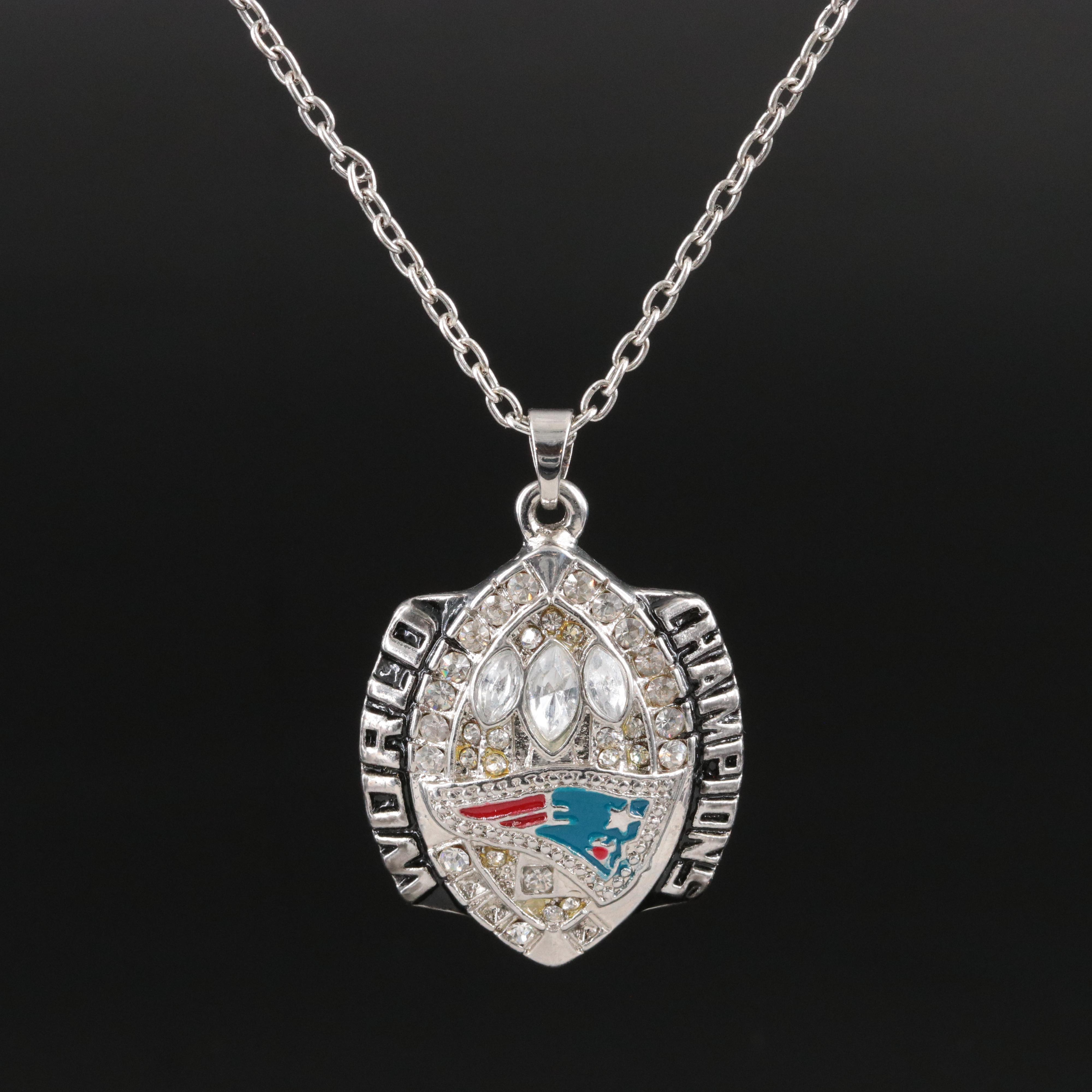 New England Patriots Replica Championship Necklace