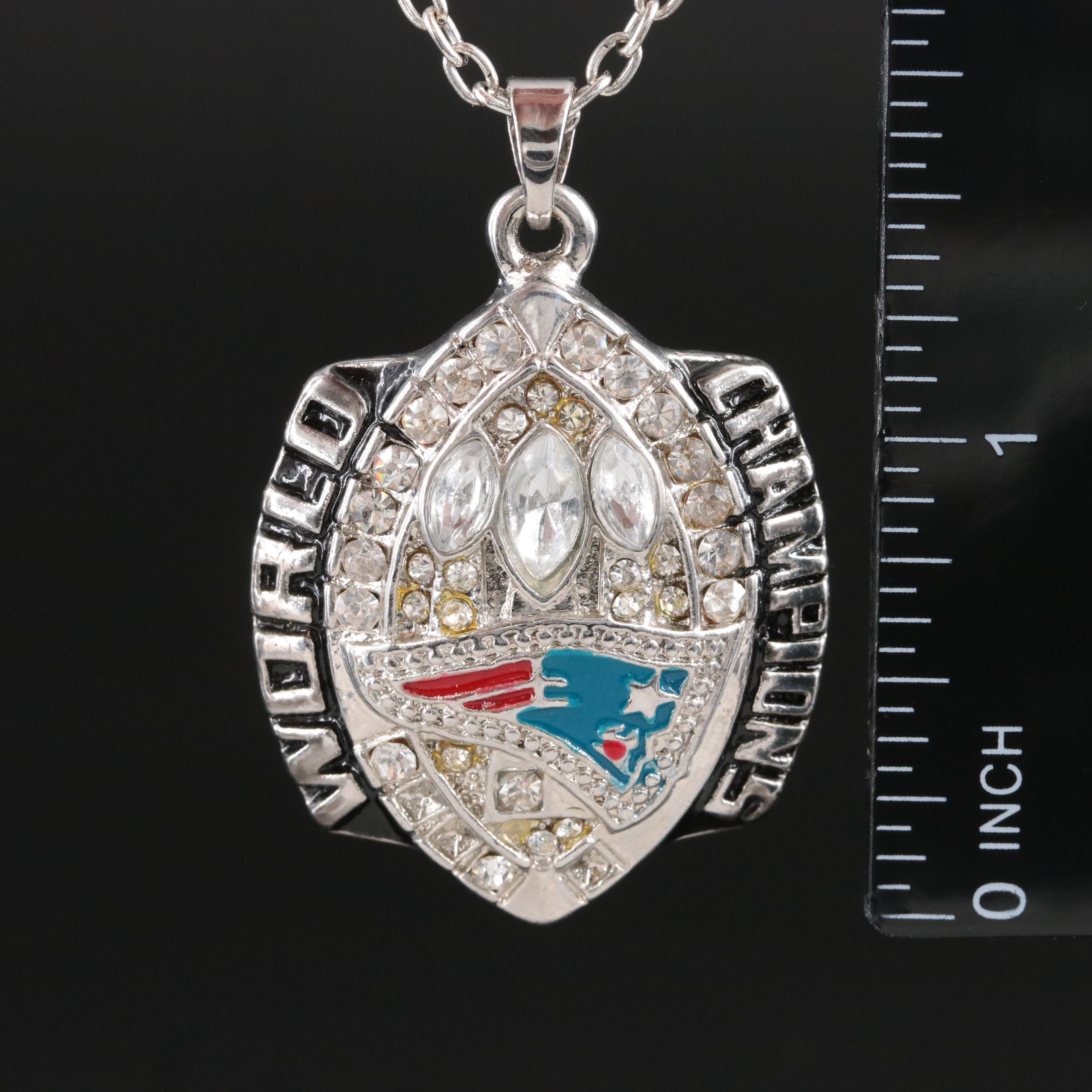 New England Patriots Replica Championship Necklace