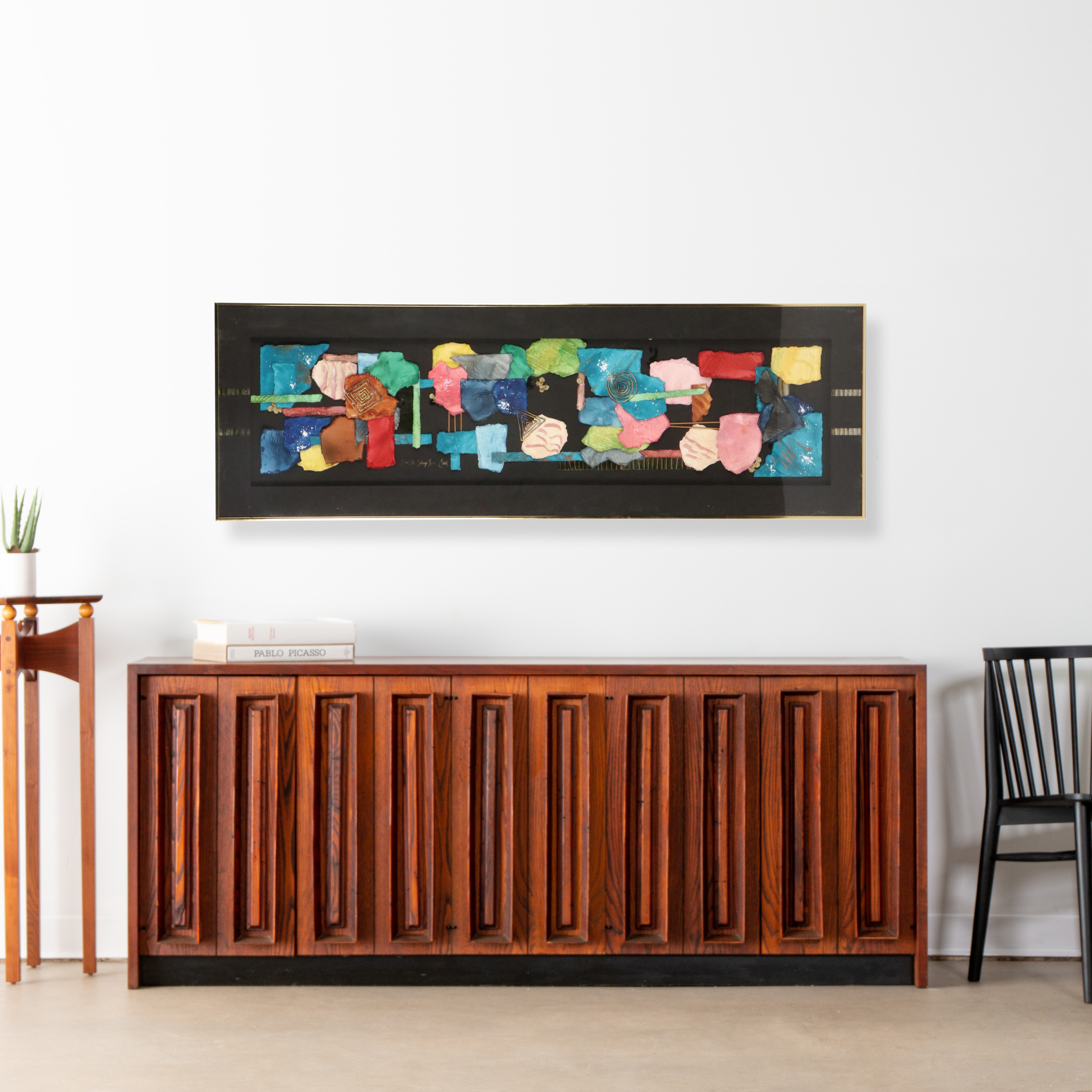 Abstract Mixed Media Composition "Color Me Collage II"