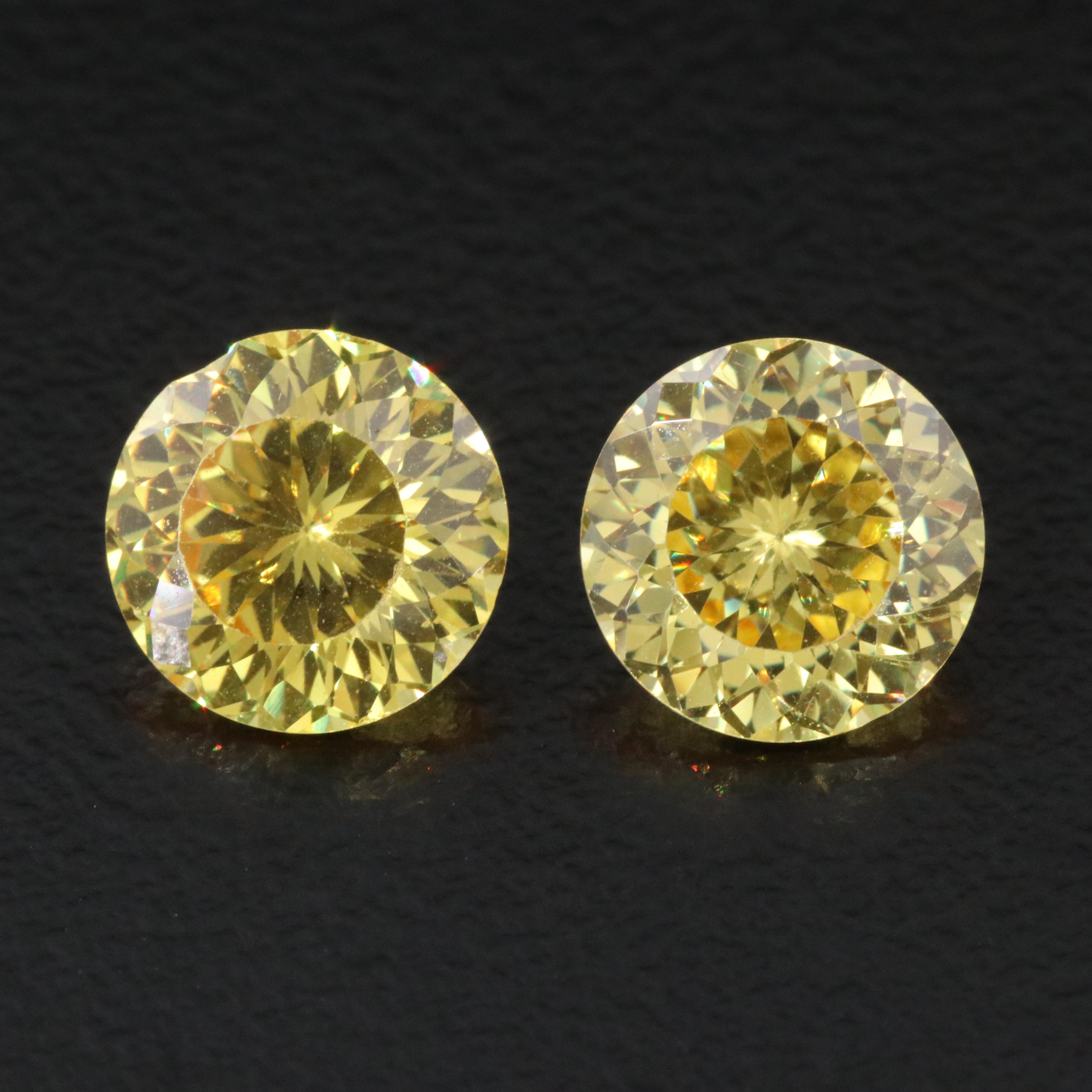 Loose 6.78 CTW CZ Pair