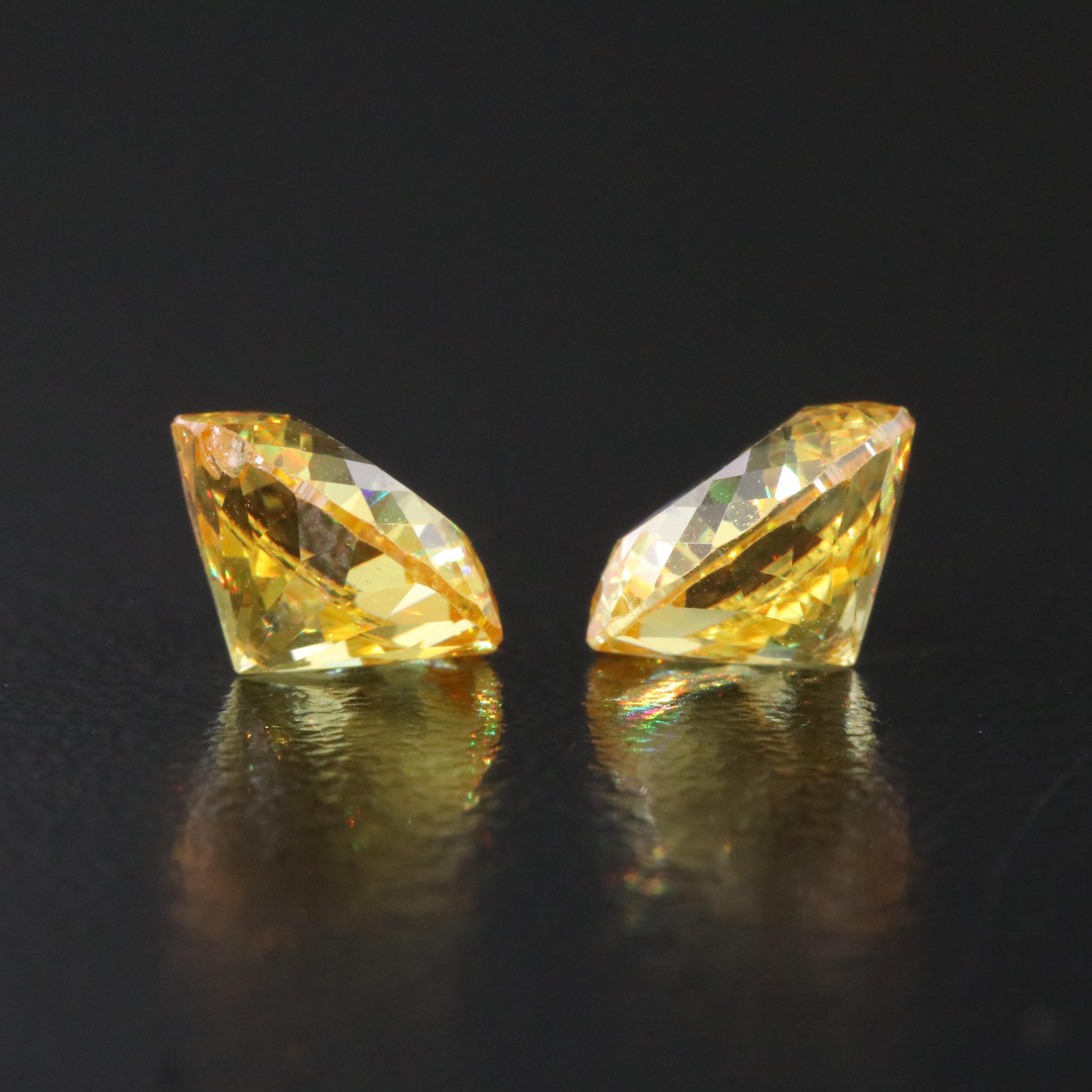 Loose 6.78 CTW CZ Pair