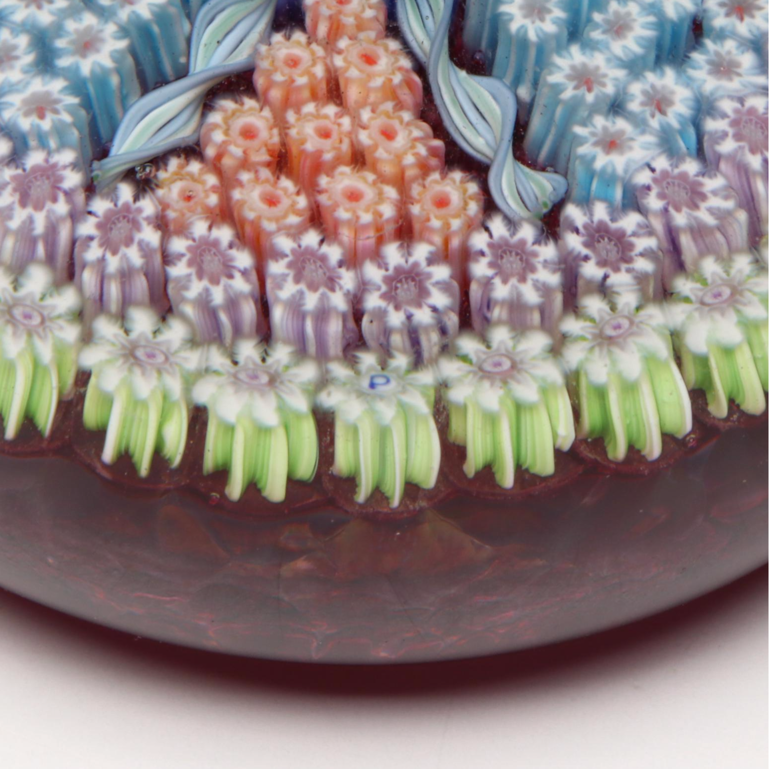 Perthshire Millefiori Art Glass Paperweight